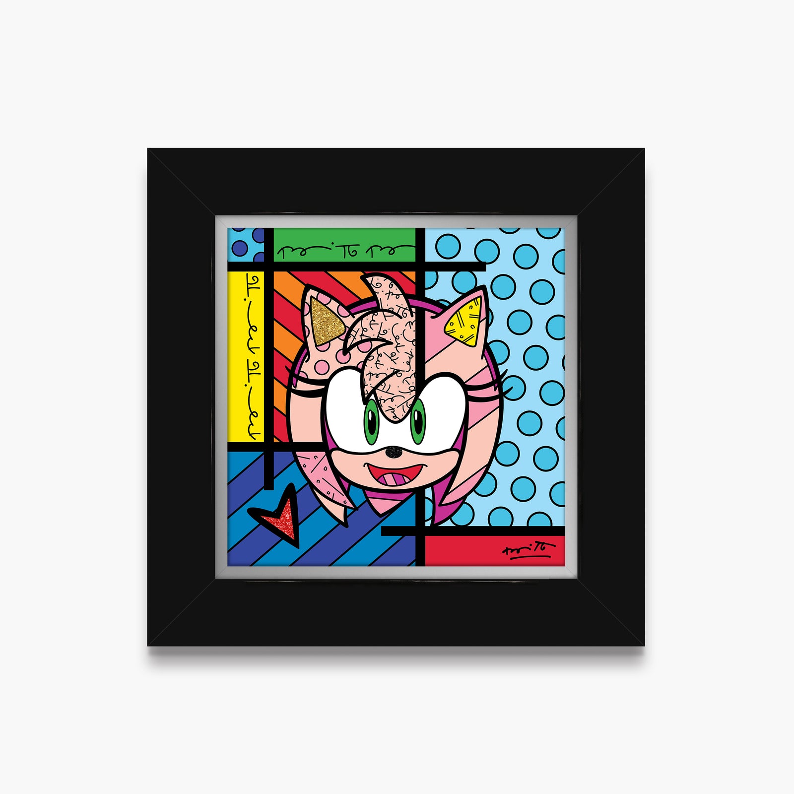 Amy Rose - Sega By Britto - Limited Edition Print