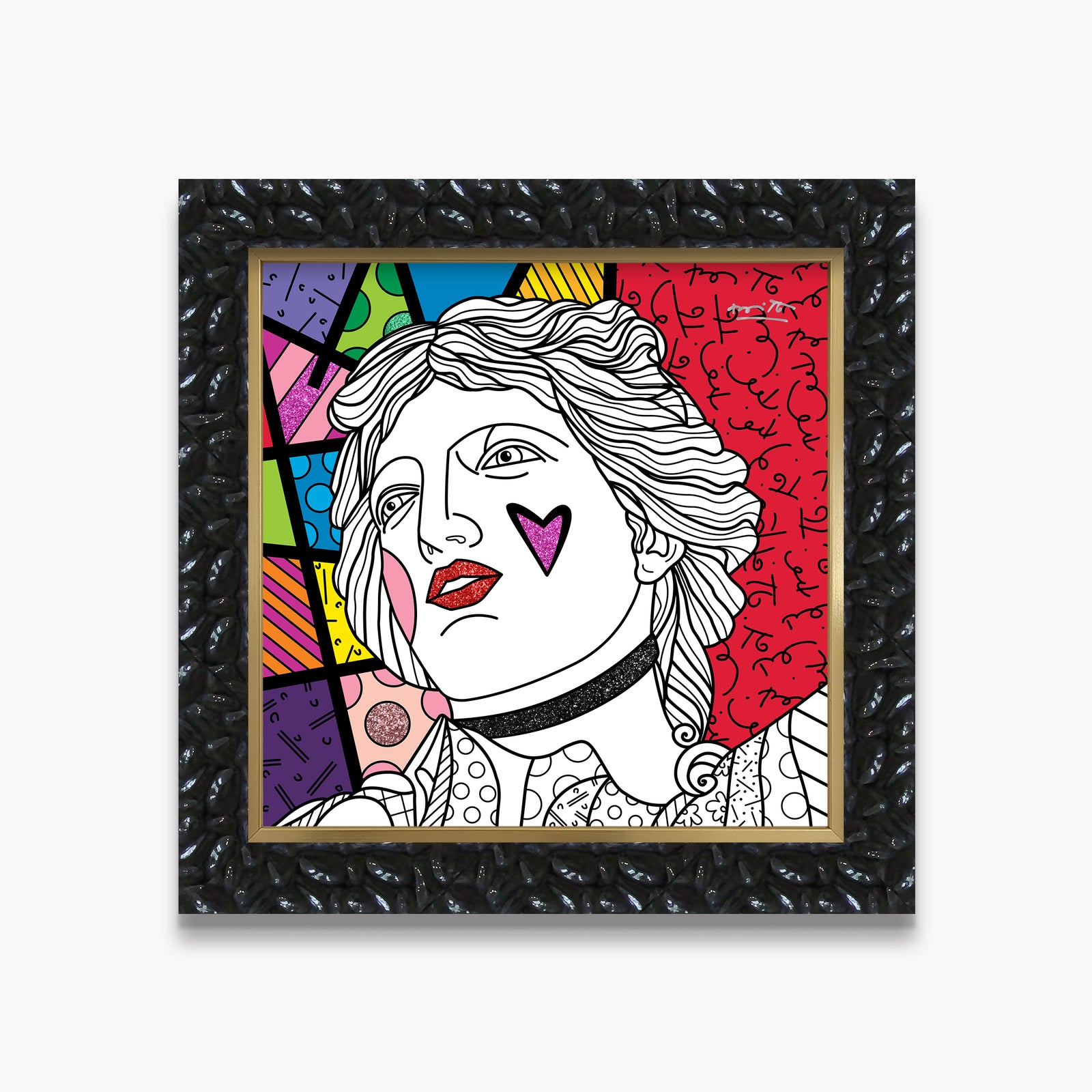 modern pop art blind love limited edition print vibrant home decor