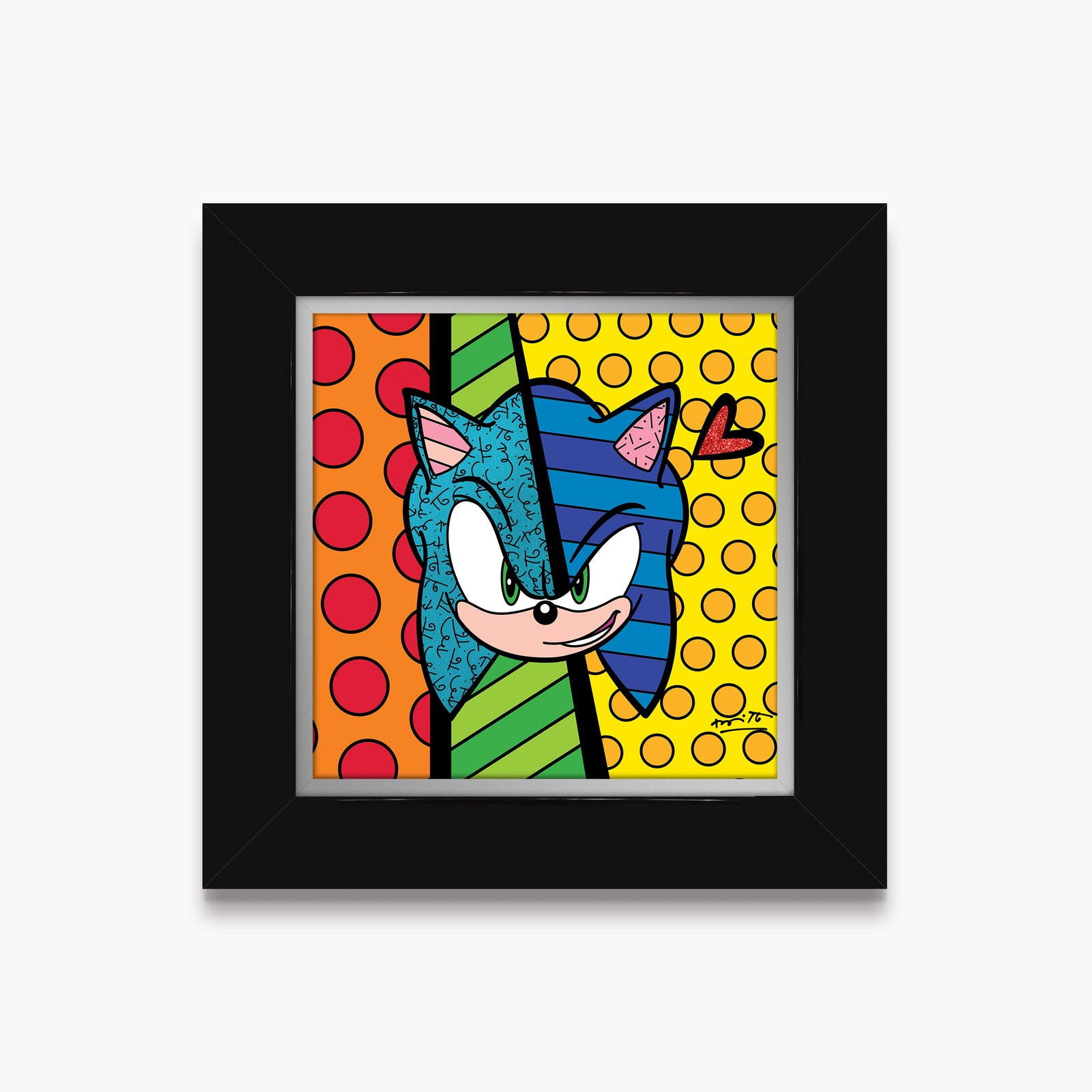 Sonic Smirk - Sega By Britto - Limited Edition Print