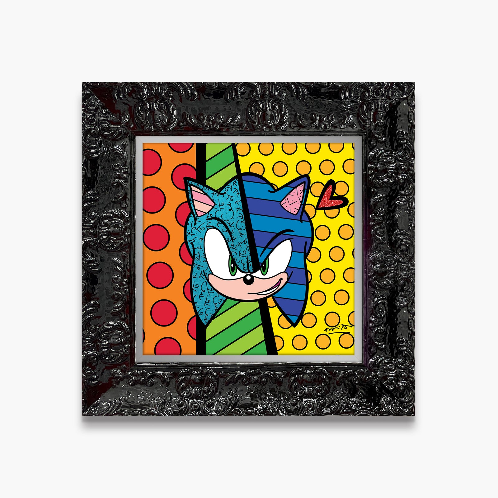 Sonic Smirk - Sega By Britto - Limited Edition Print