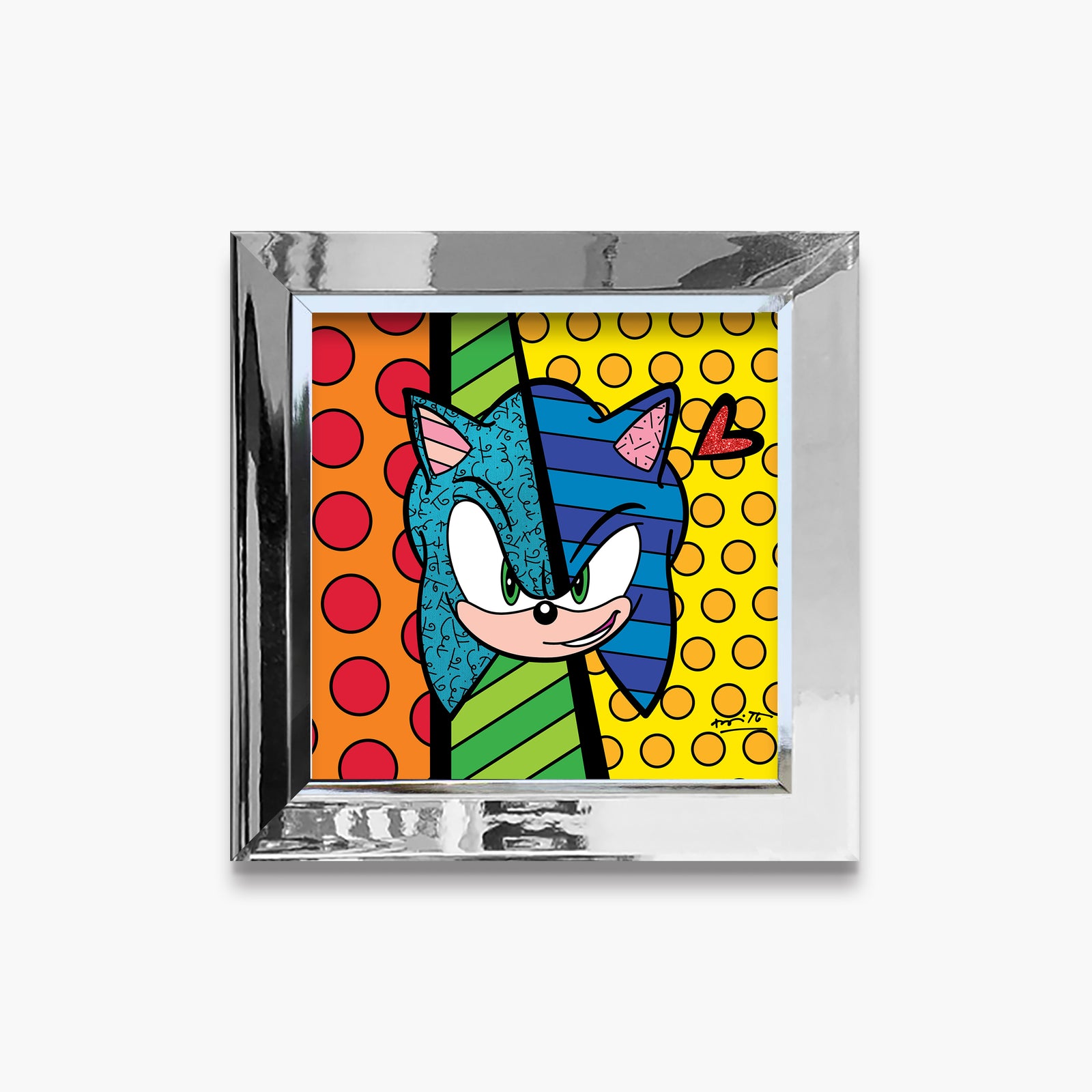 Sonic Smirk - Sega By Britto - Limited Edition Print