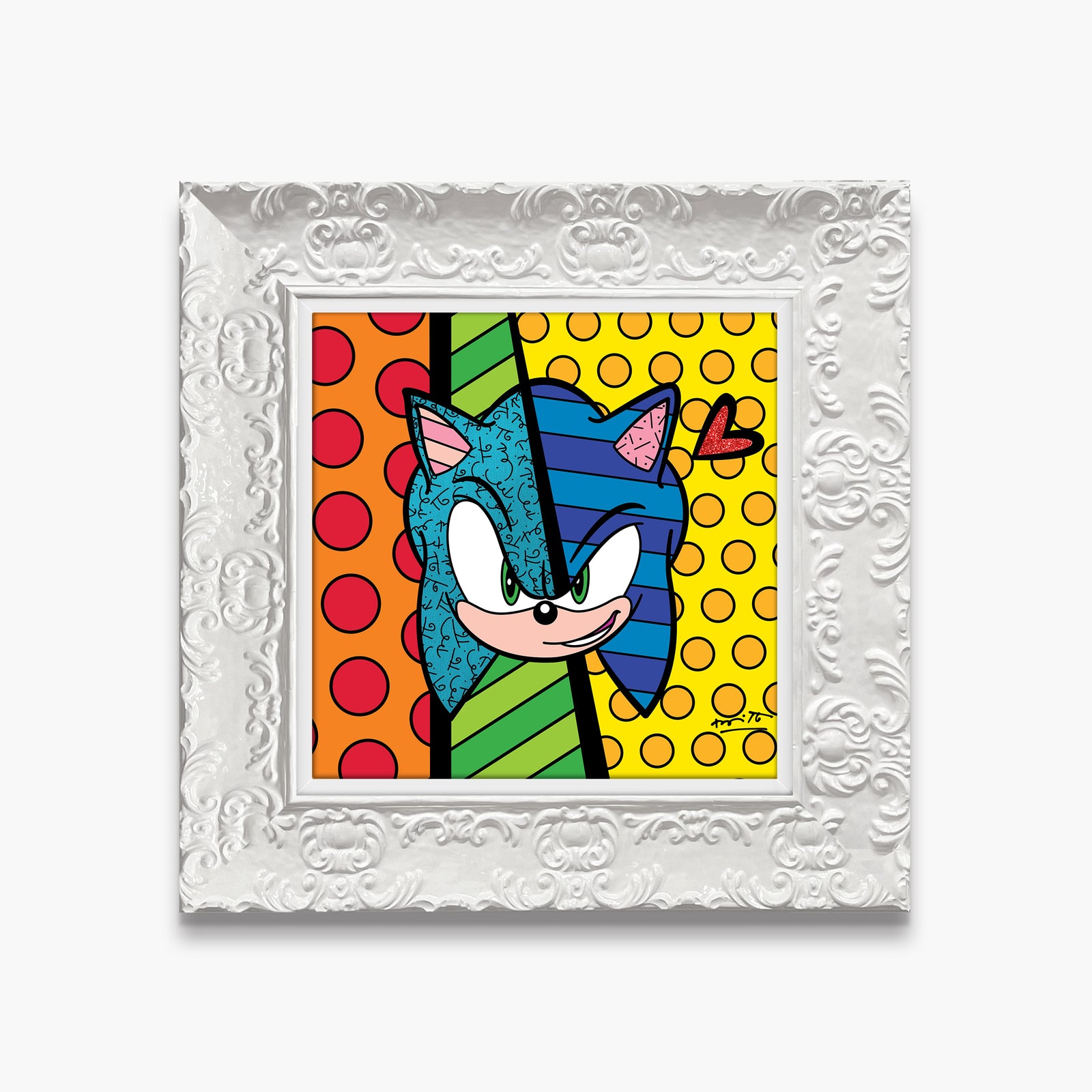 Sonic Smirk - Sega By Britto - Limited Edition Print