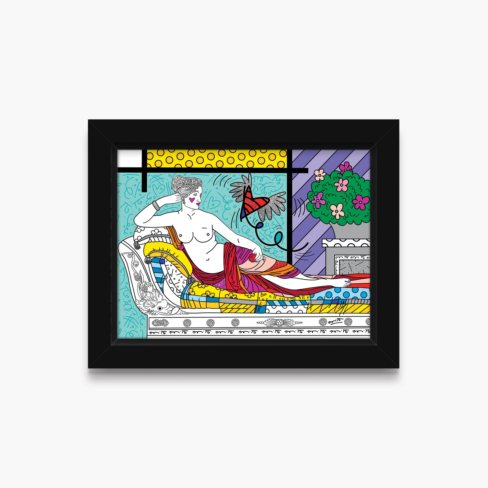 aphrodite limited edition print artistic colorful design collectible