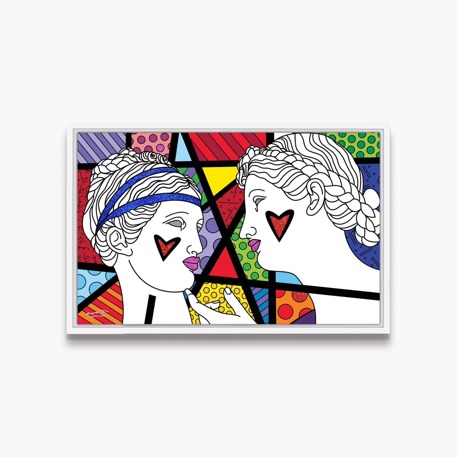 modern pop art innocence limited edition print vibrant home decor