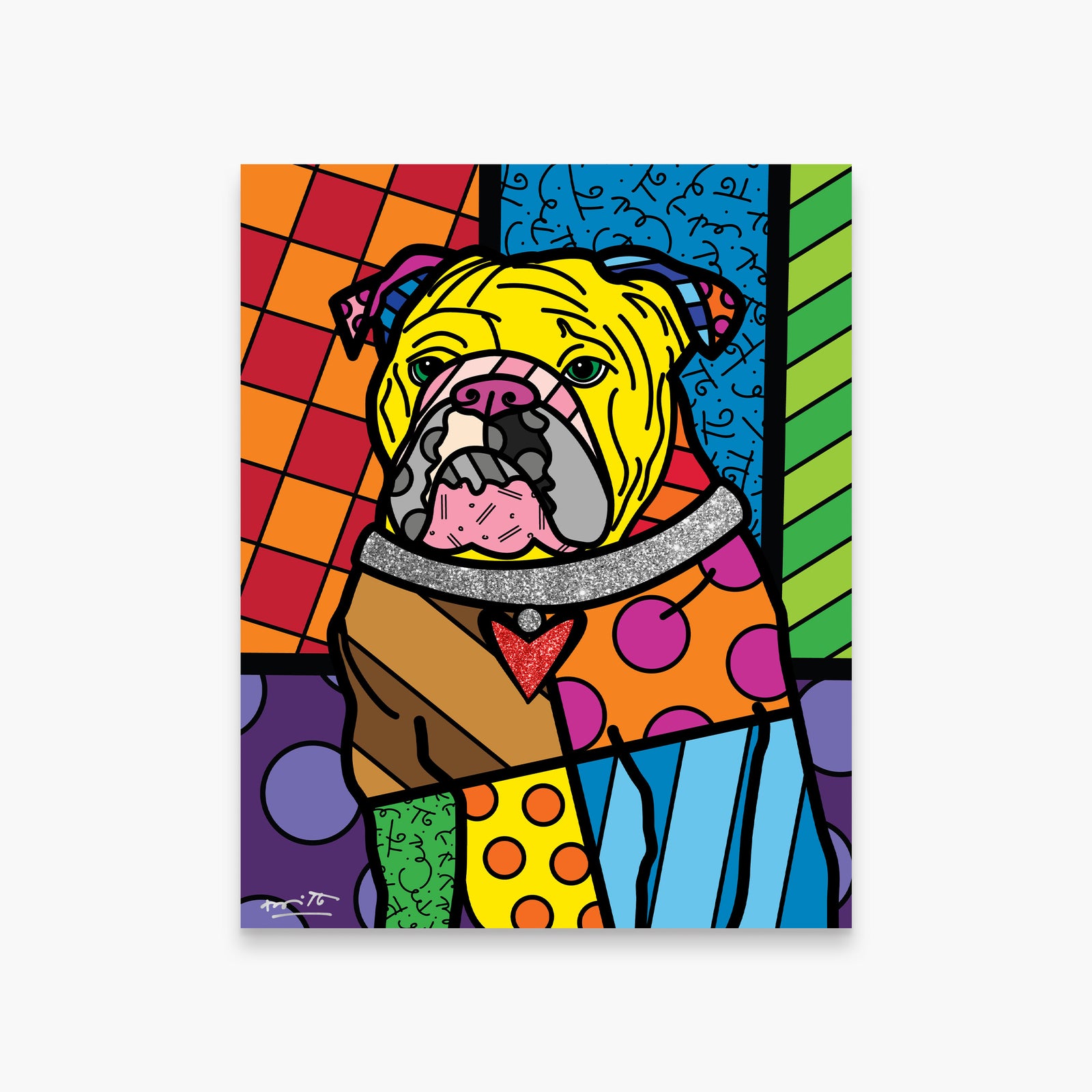 Bulldog (Our Best Friends Collection) - Limited Edition Print
