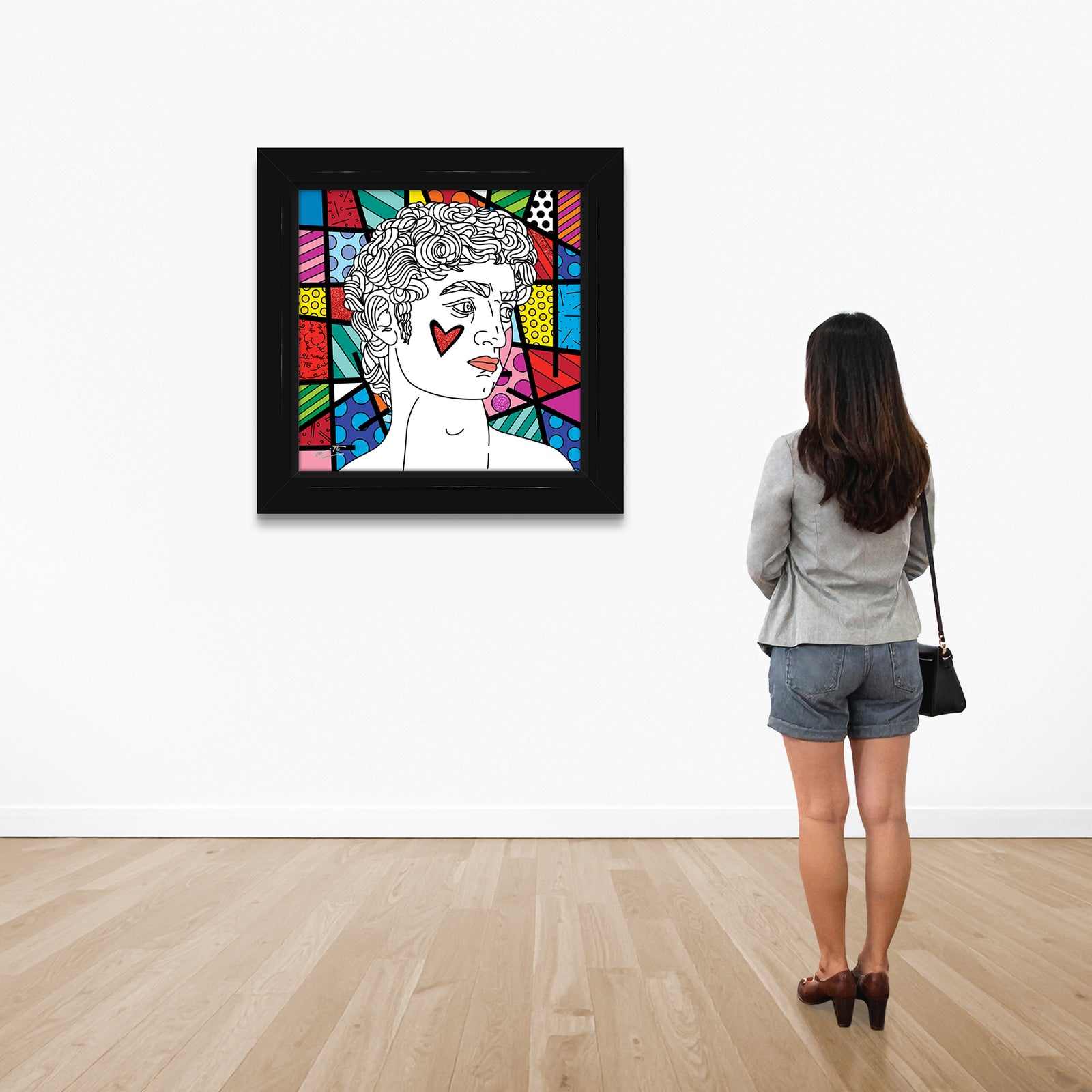 davids world limited edition print colorful decorative collectible gift idea