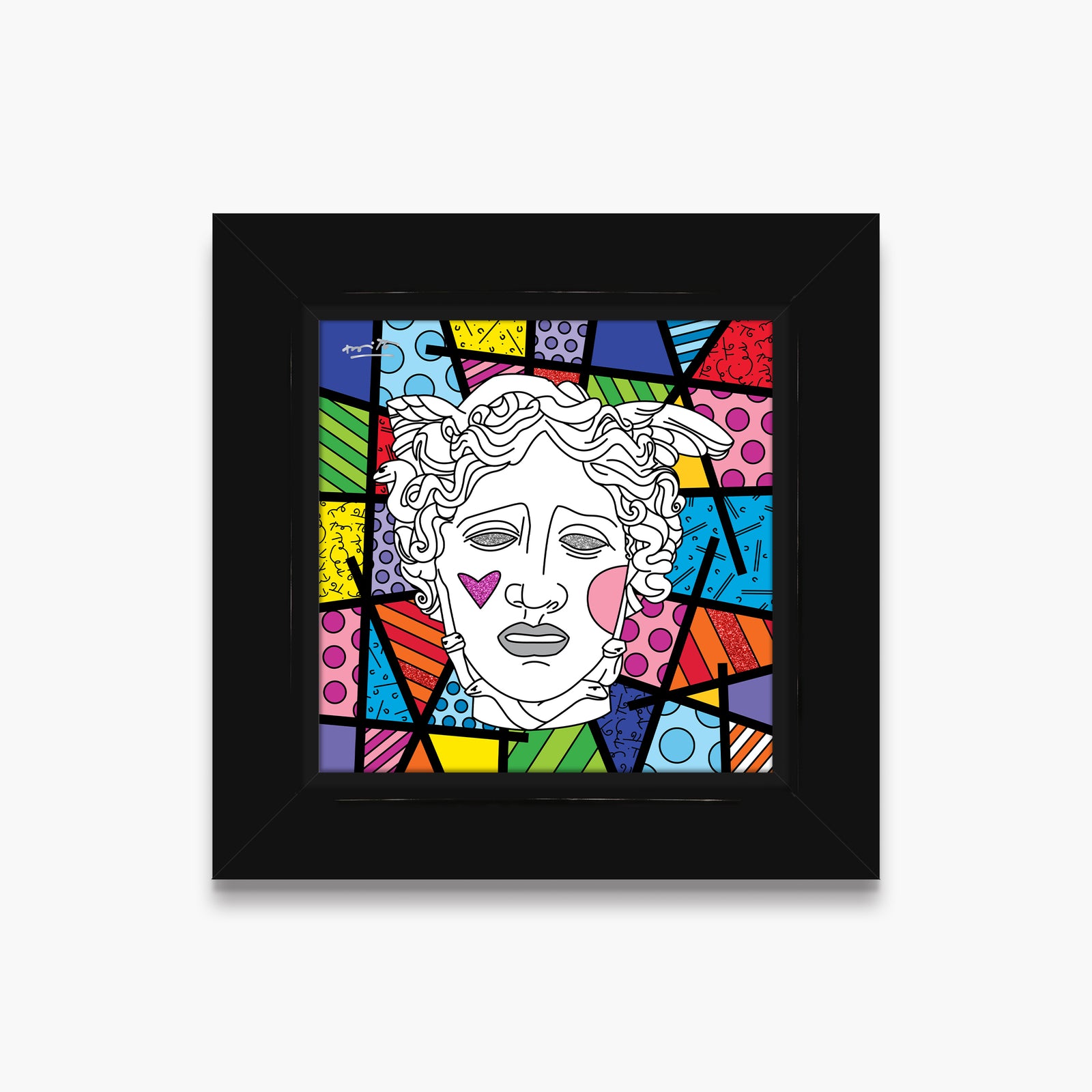 modern pop art medusa limited edition print vibrant home decor