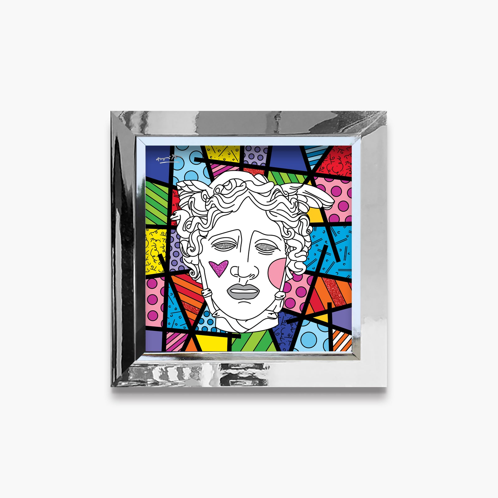 modern pop art medusa limited edition print vibrant home decor
