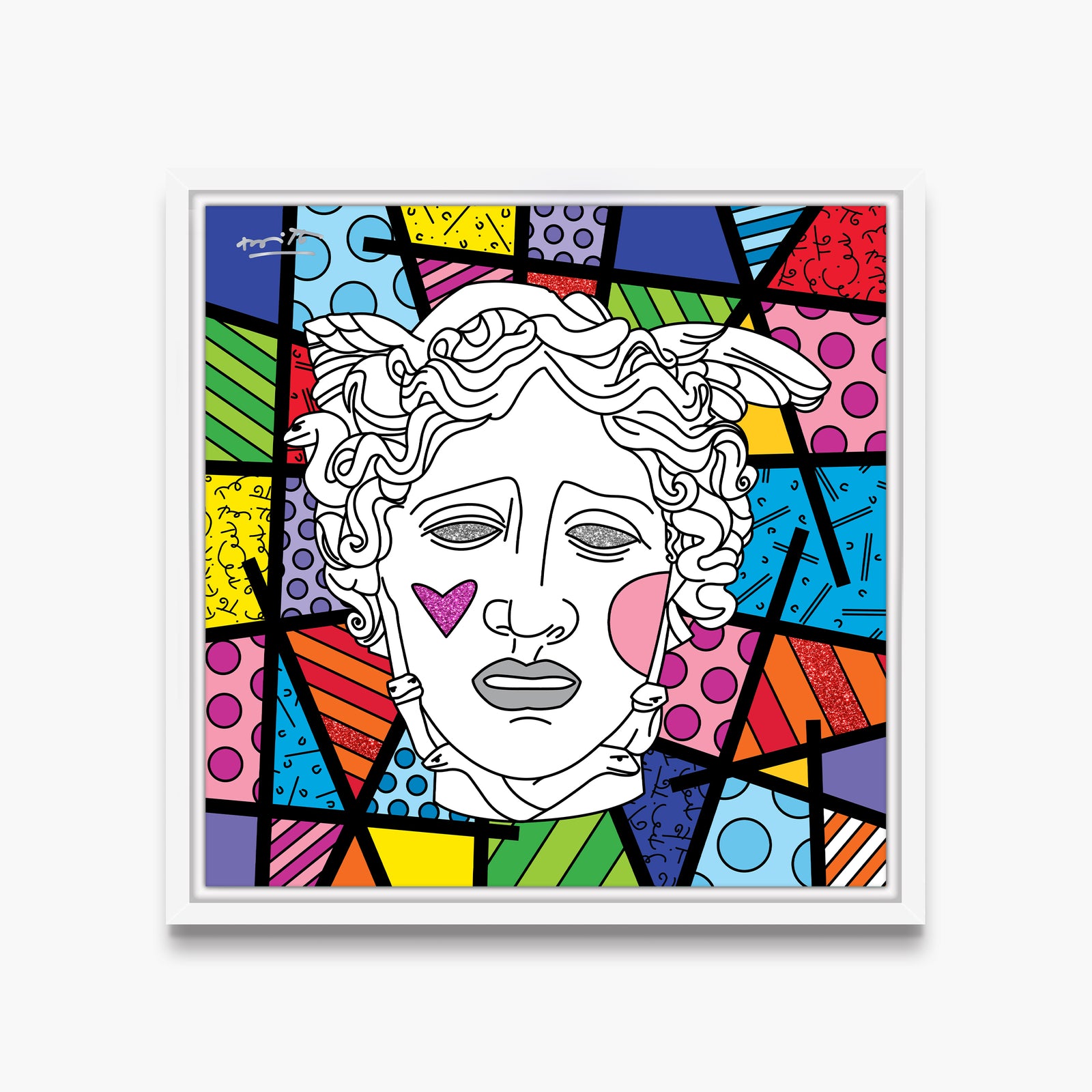medusa limited edition print artistic colorful design collectible