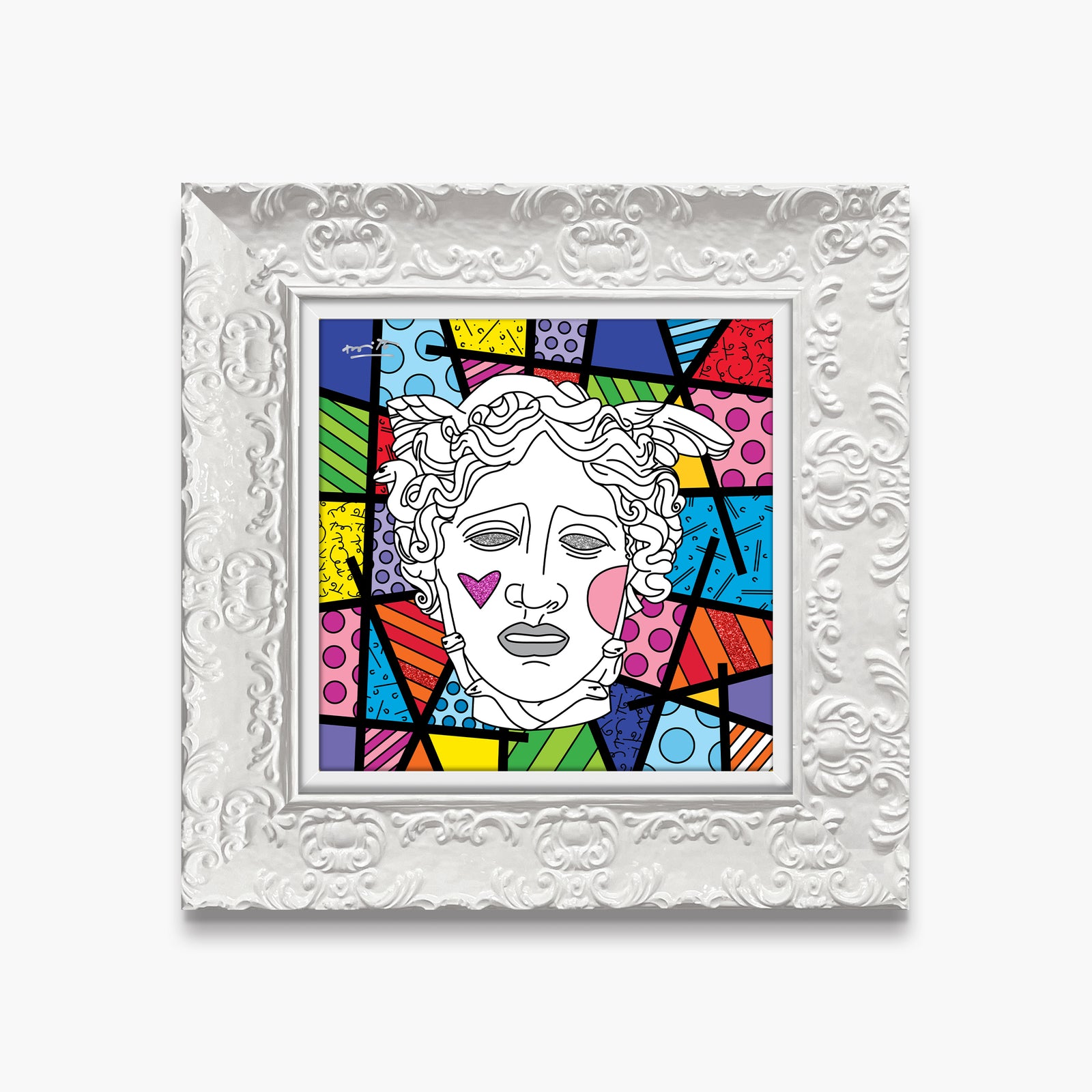 medusa limited edition print artistic colorful design collectible