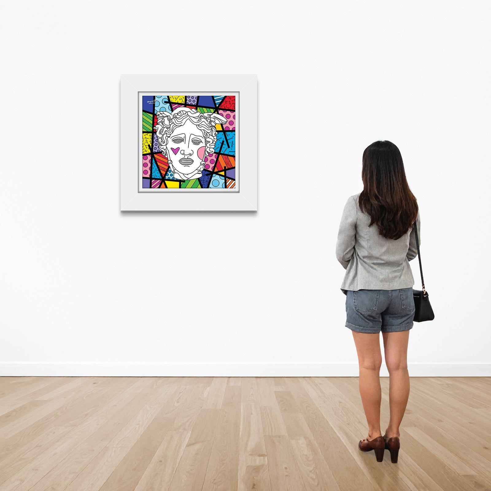 medusa limited edition print artistic colorful design collectible
