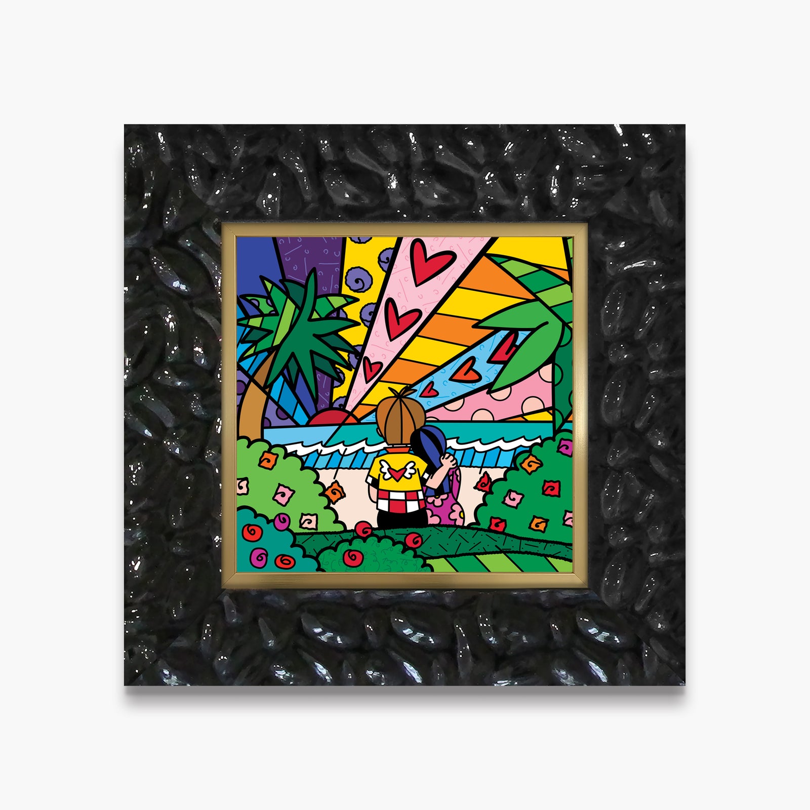 Romero Britto every day limited edition print colorful pop art design