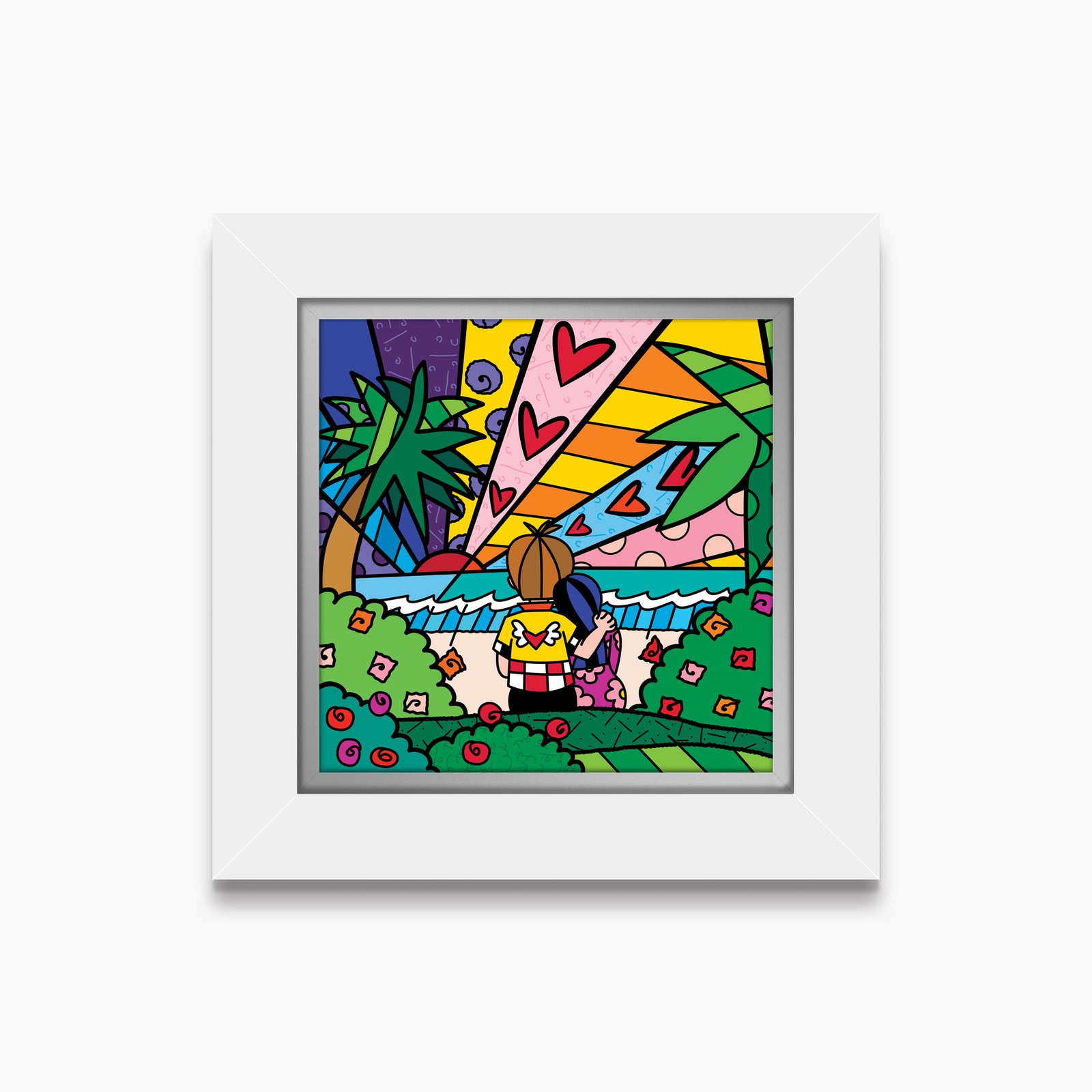 Romero Britto every day limited edition print contemporary pop art piece