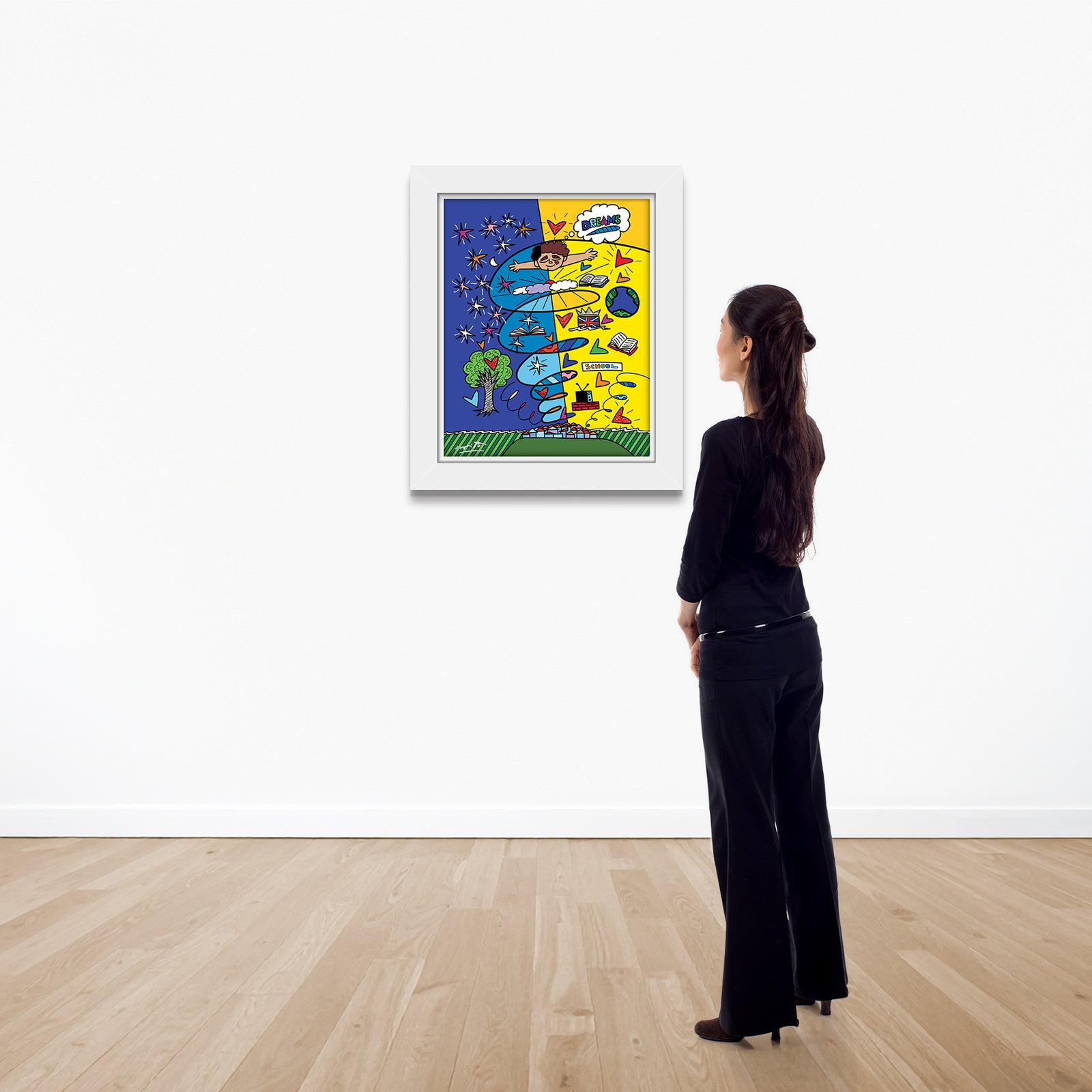 modern pop art growing up collection limited edition vibrant home decor