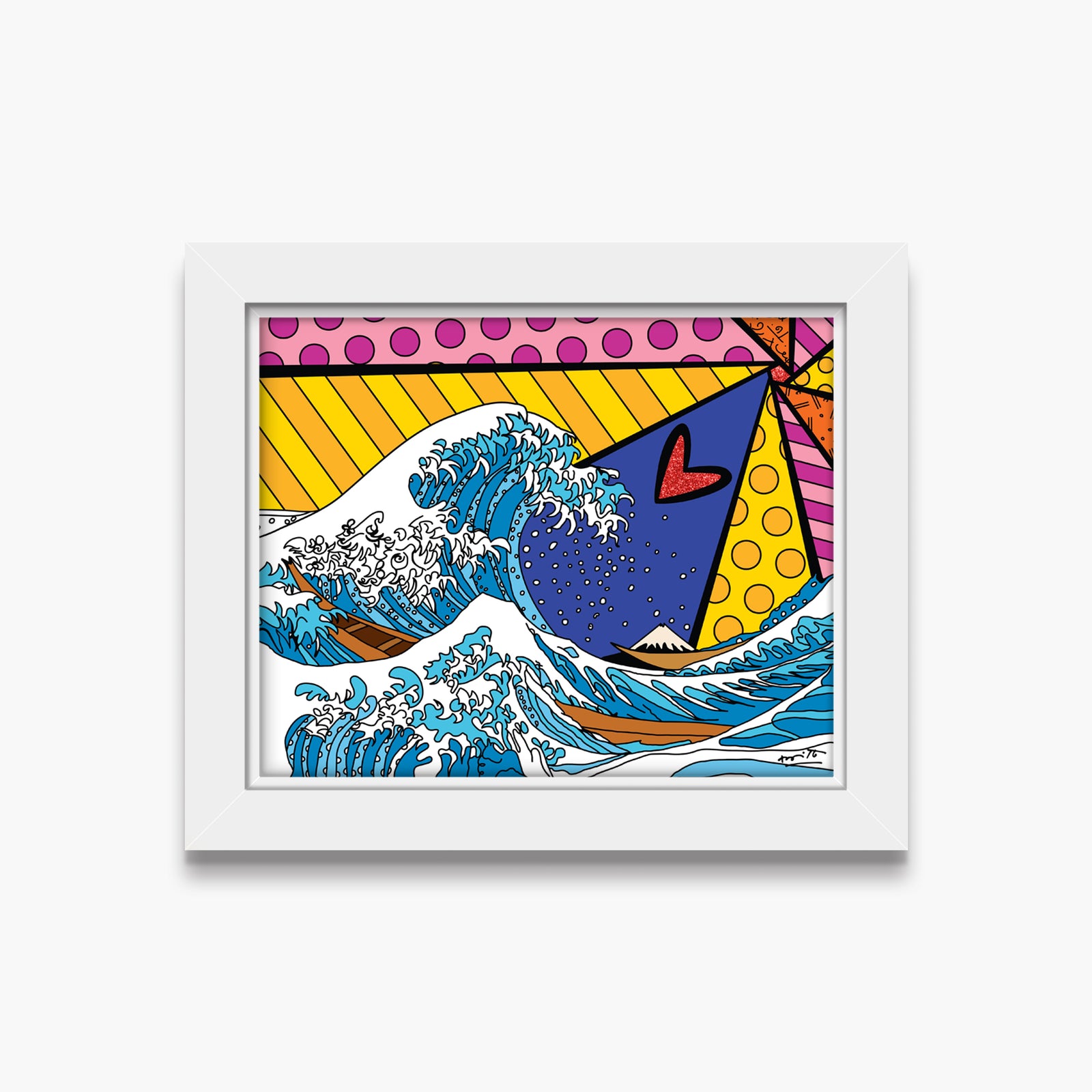britto wave limited edition print colorful decorative collectible gift idea