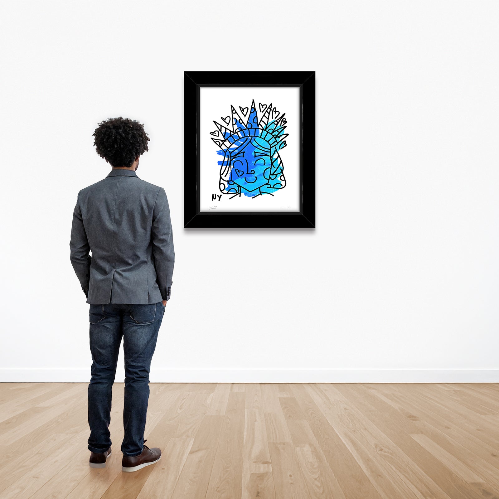 lady liberty limited edition print colorful decorative collectible gift idea