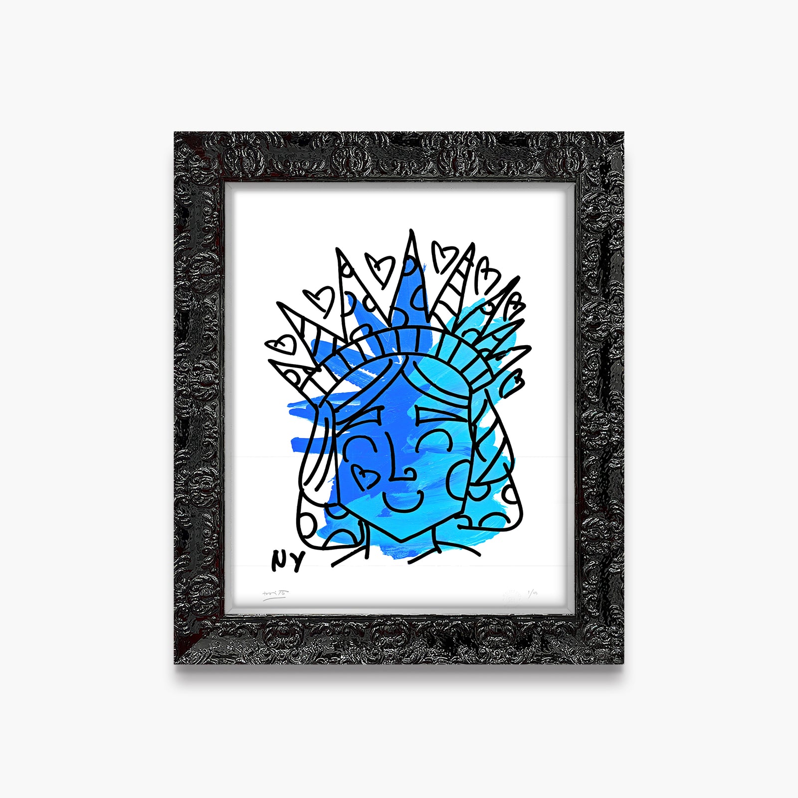lady liberty limited edition print colorful decorative collectible gift idea