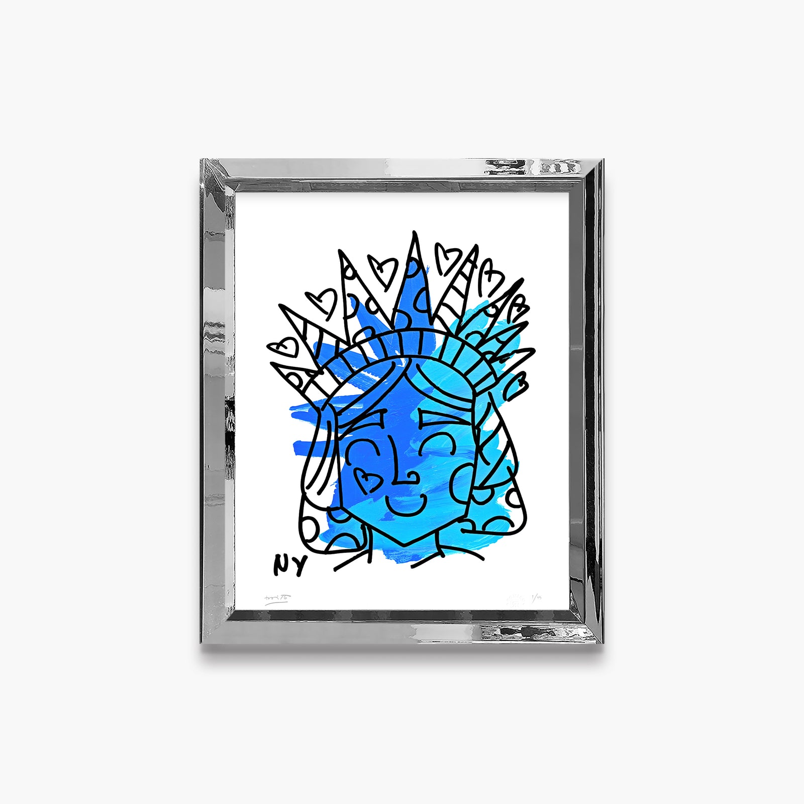 lady liberty limited edition print colorful decorative collectible gift idea