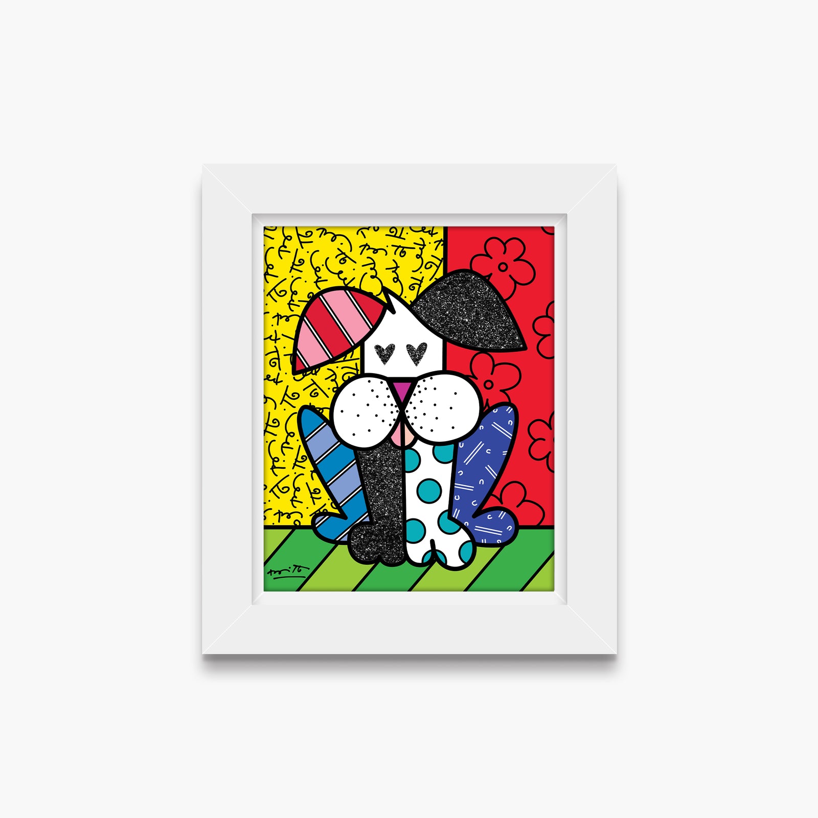 puppy love limited edition print colorful decorative collectible gift idea