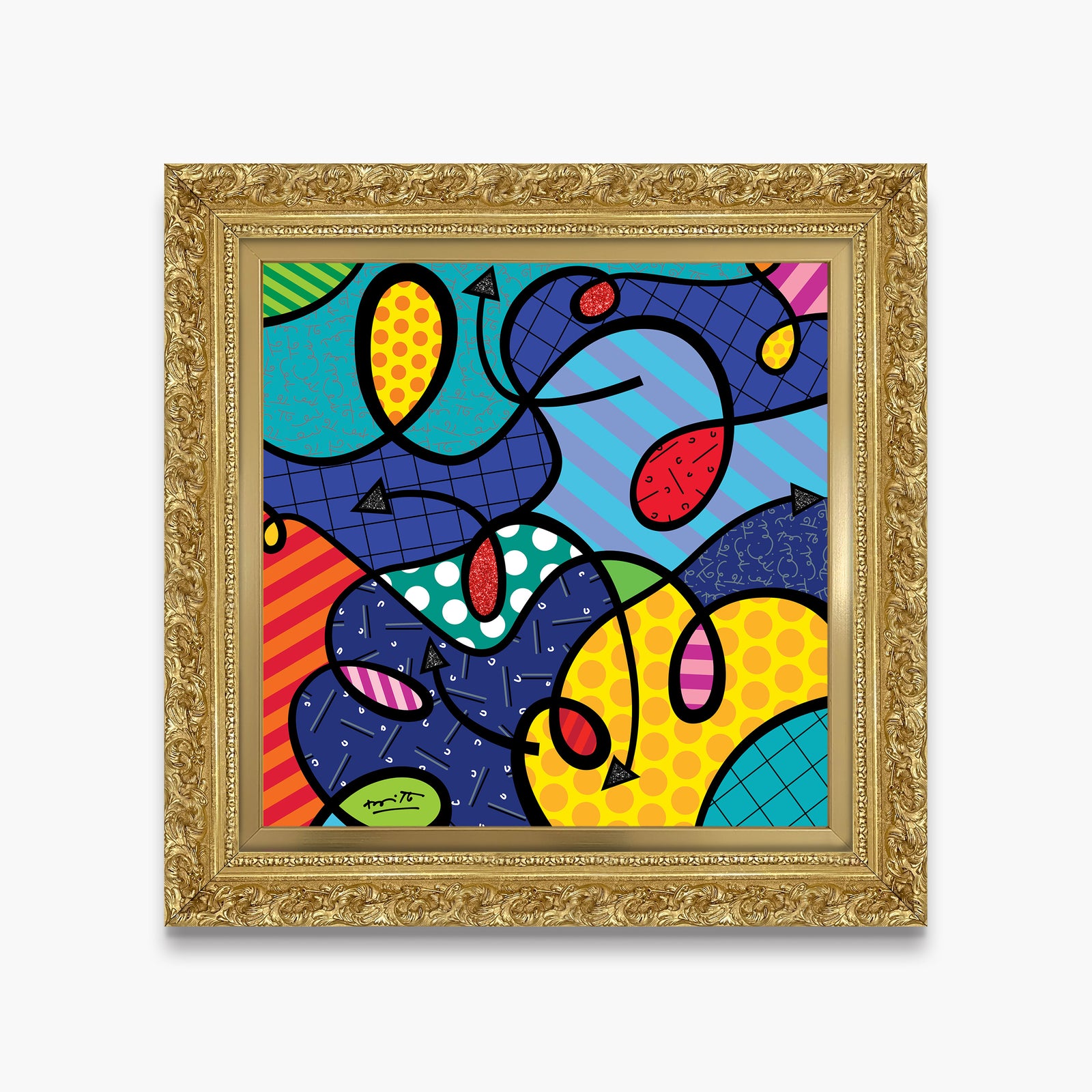 Romero Britto one direction limited edition print contemporary pop art piece