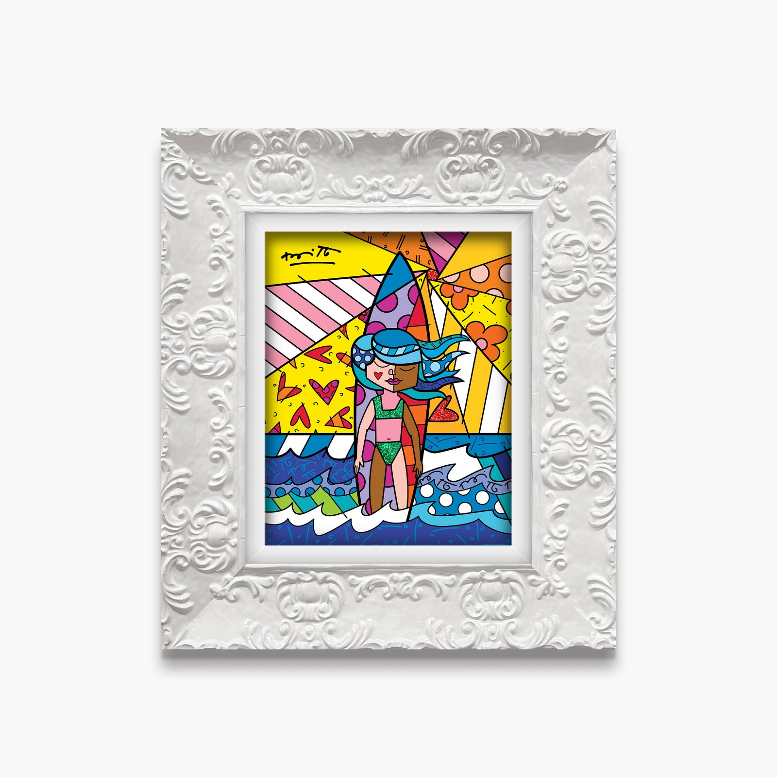 modern pop art sunny day limited edition print vibrant home decor