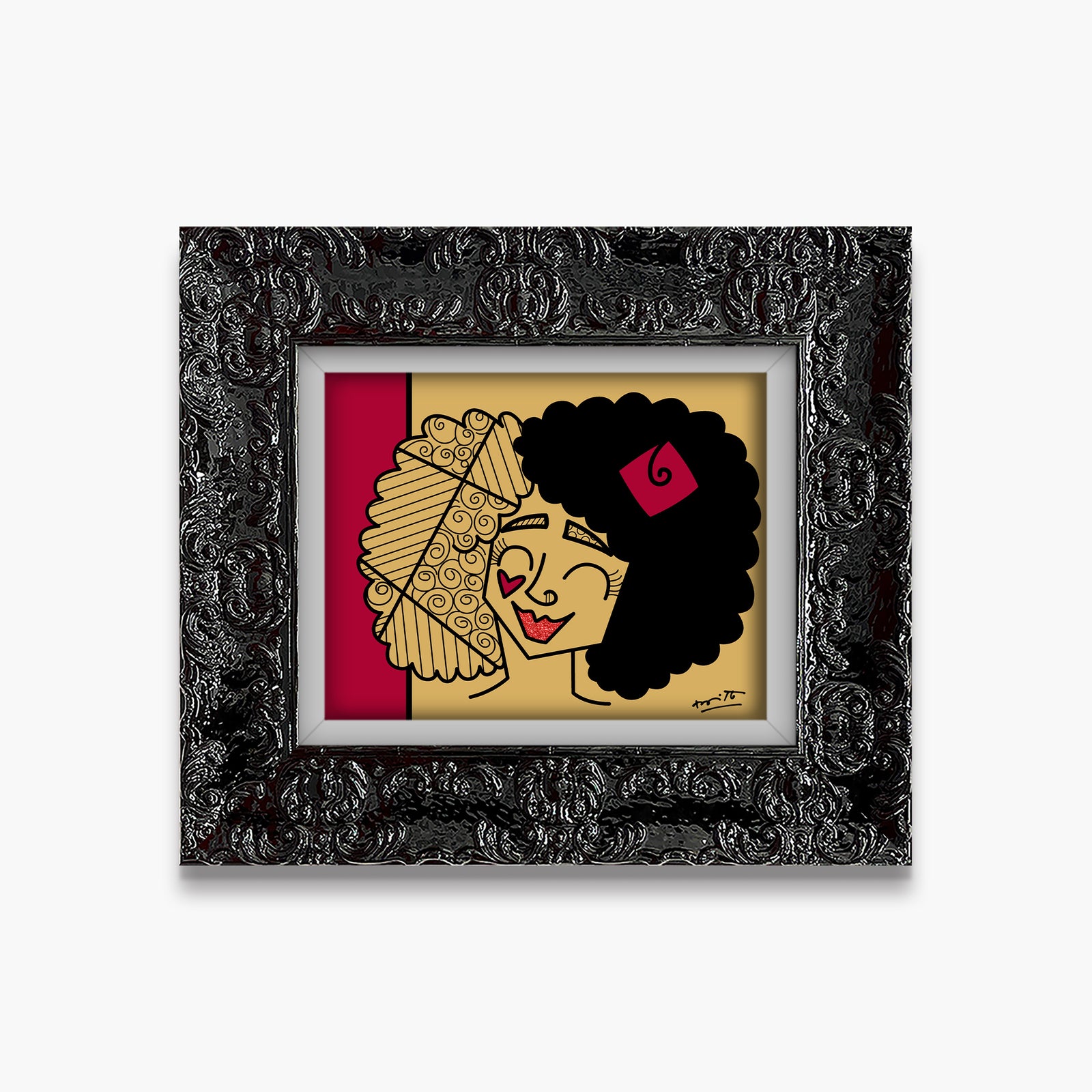 golden girl limited edition print colorful decorative collectible gift idea