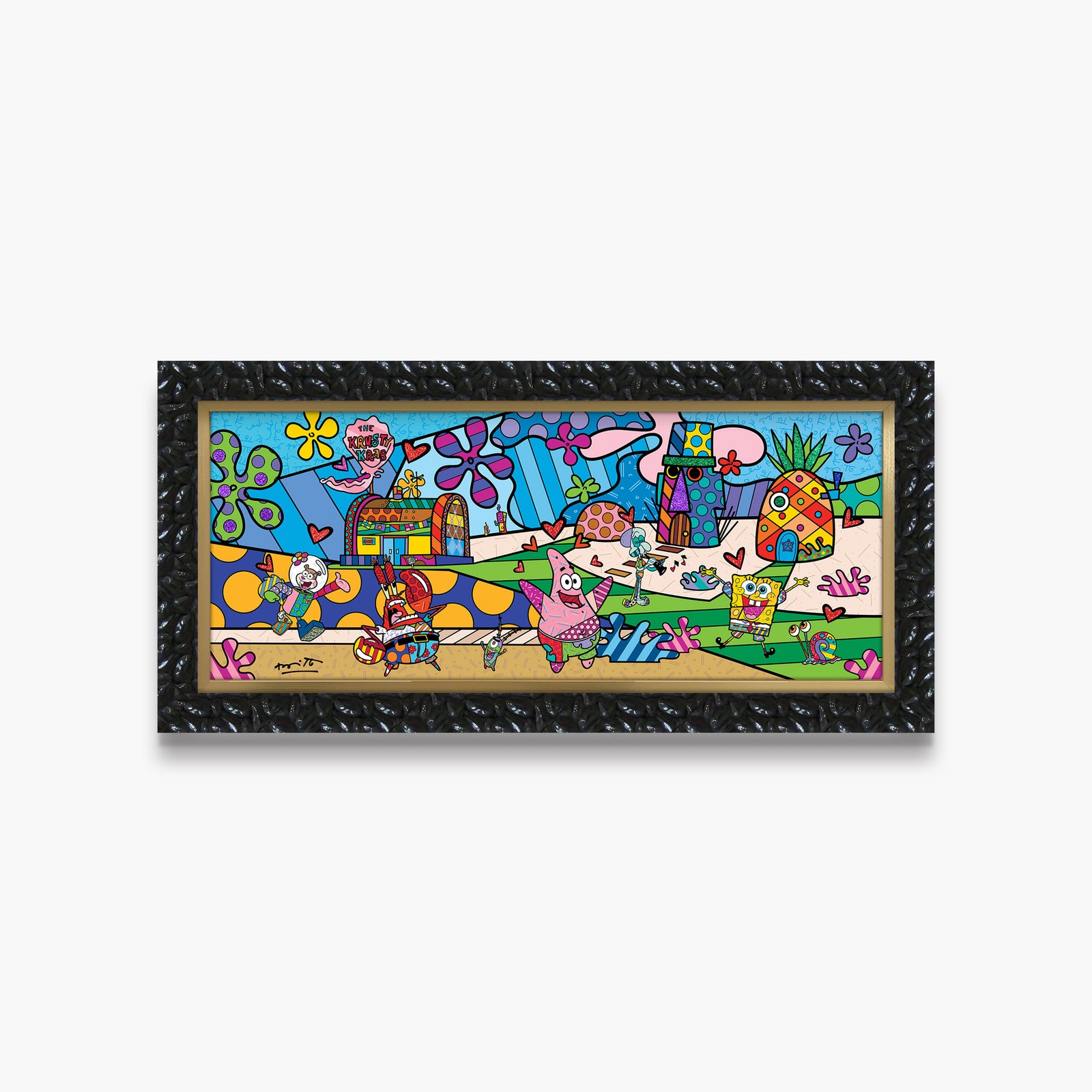 Bikini Bottom - Sponebob By Britto - Limited Edition Print