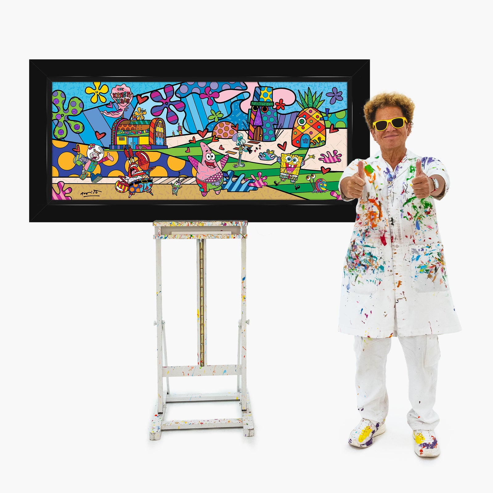Bikini Bottom - Sponebob By Britto - Limited Edition Print