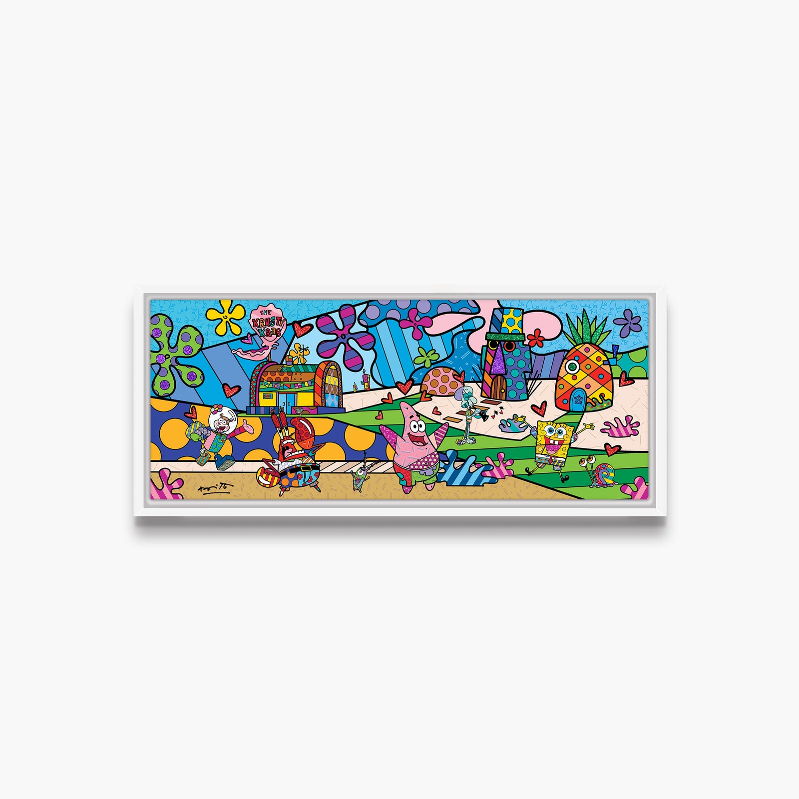 Bikini Bottom - Sponebob By Britto - Limited Edition Print