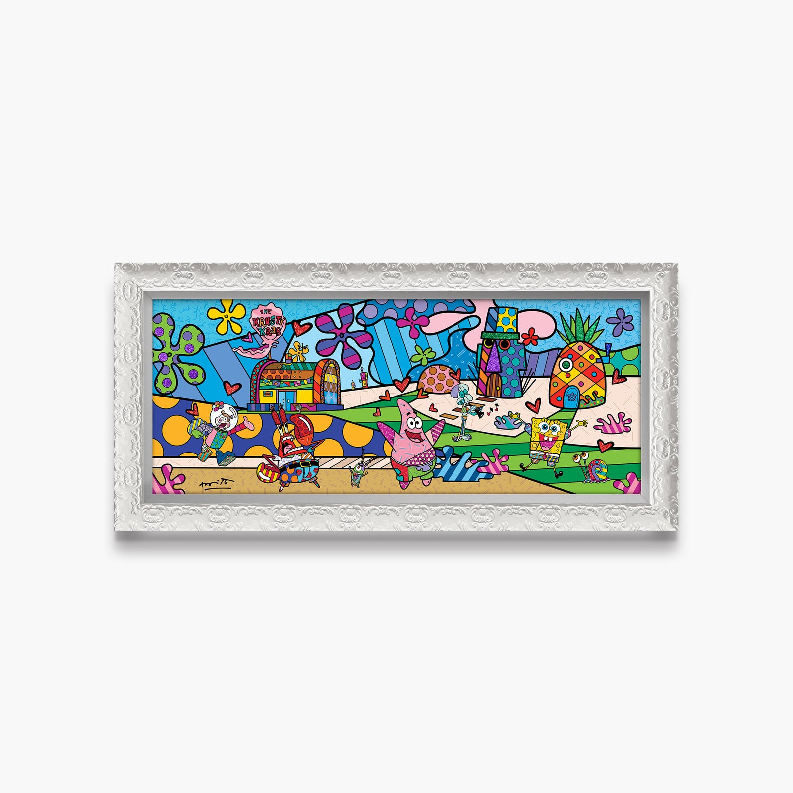 Bikini Bottom - Sponebob By Britto - Limited Edition Print