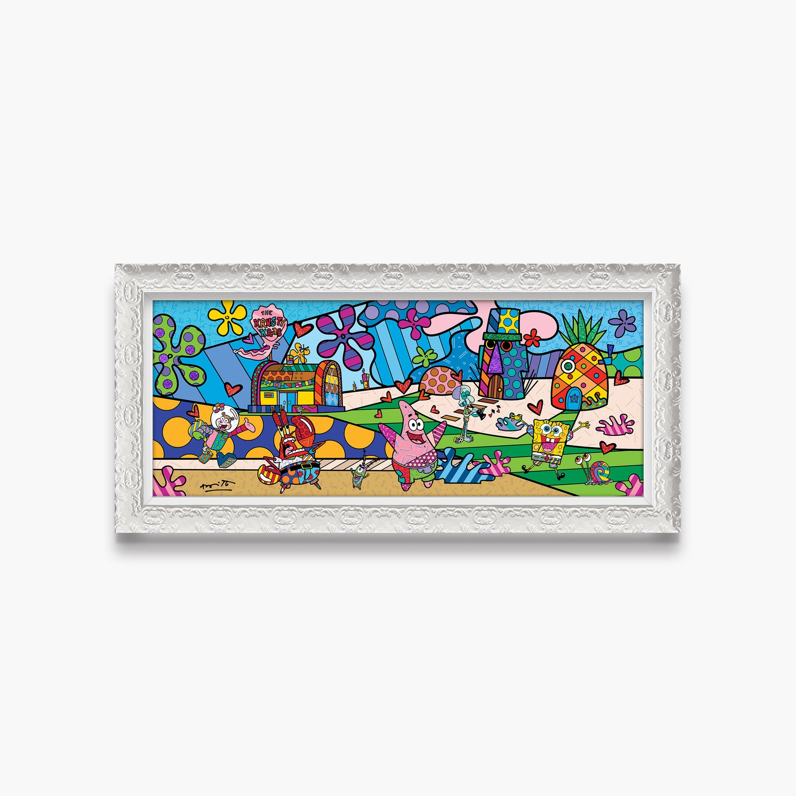 Bikini Bottom - Sponebob By Britto - Limited Edition Print