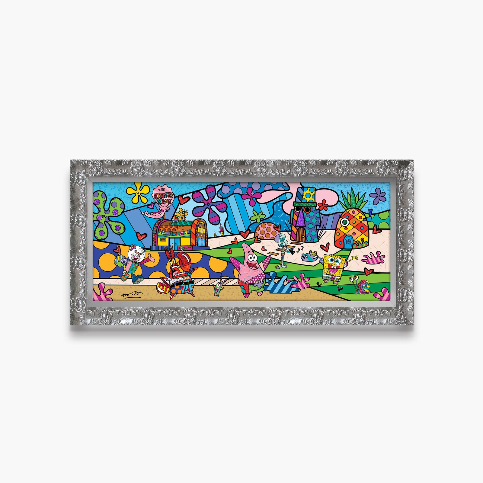 Bikini Bottom - Sponebob By Britto - Limited Edition Print
