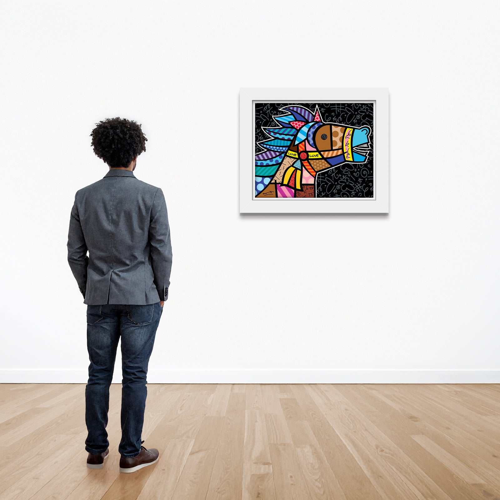 modern pop art victory limited edition print vibrant home decor