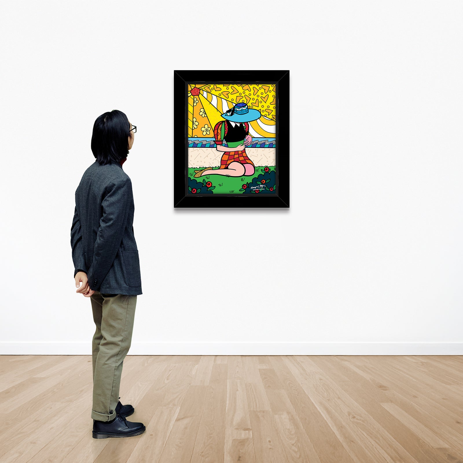 palm beach limited edition print colorful decorative collectible gift idea