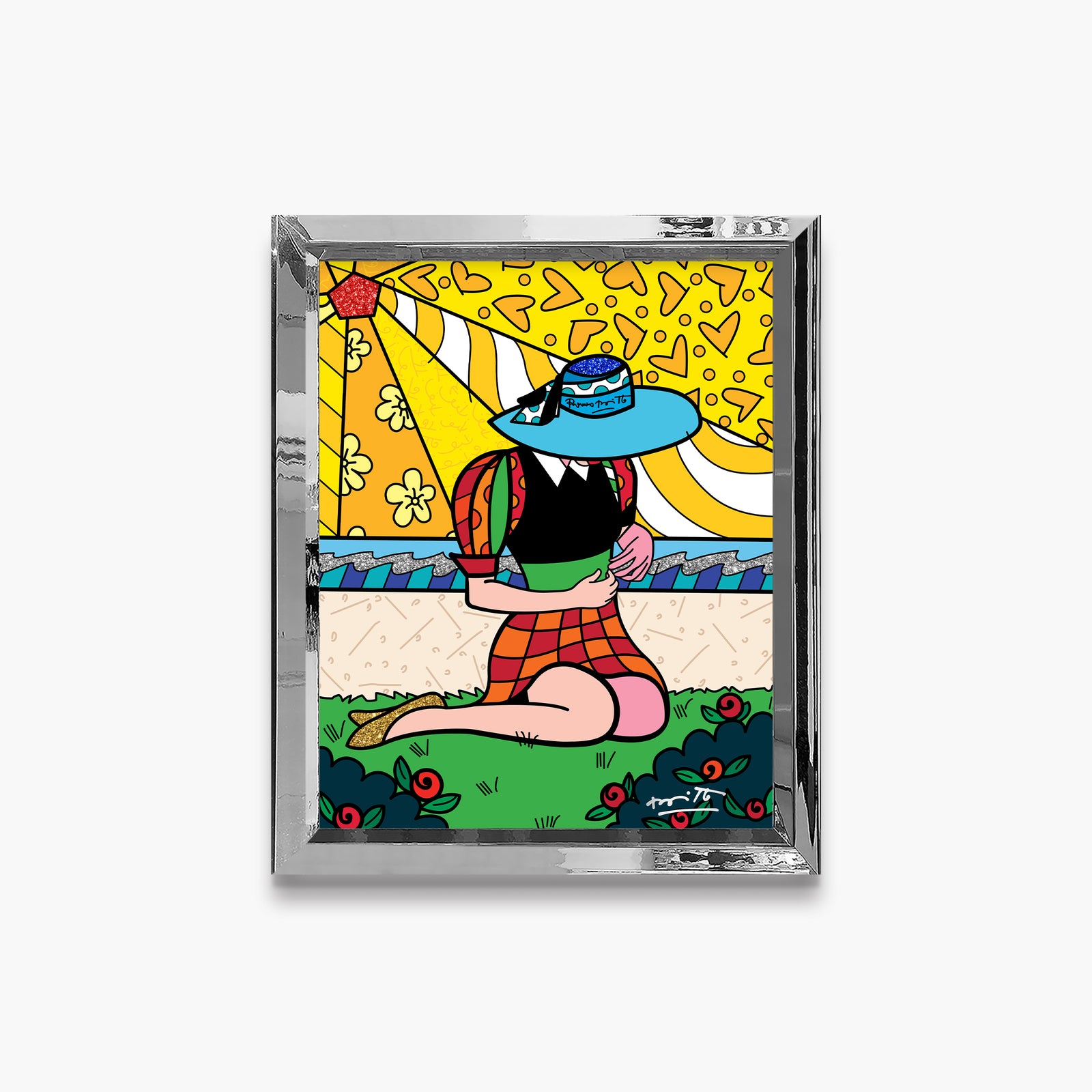 palm beach limited edition print colorful decorative collectible gift idea