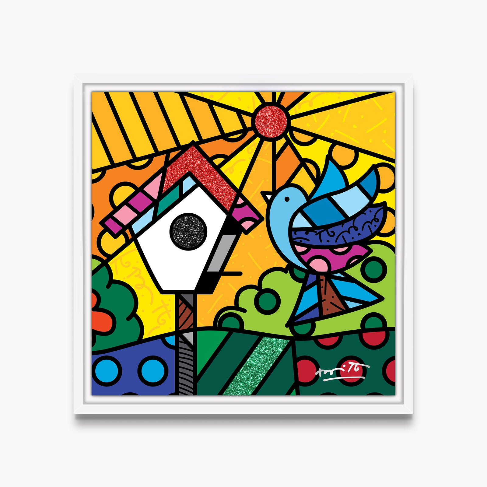 modern pop art home sweet home limited edition vibrant home decor