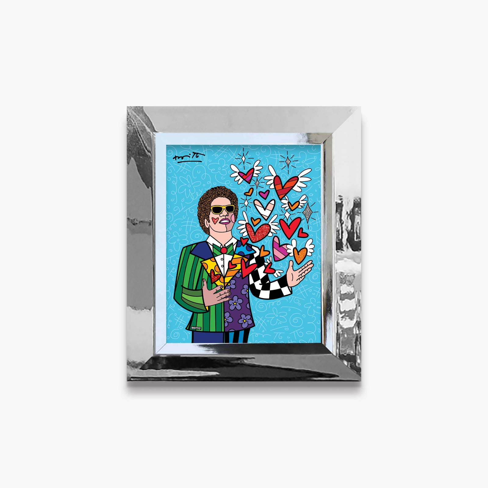 sharing love limited edition print colorful decorative collectible gift idea