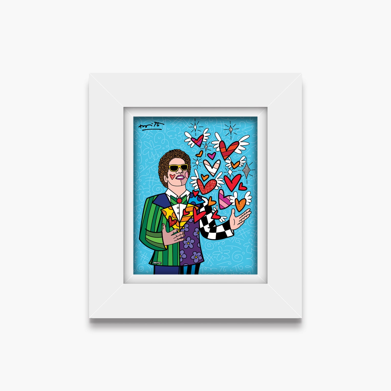sharing love limited edition print colorful decorative collectible gift idea