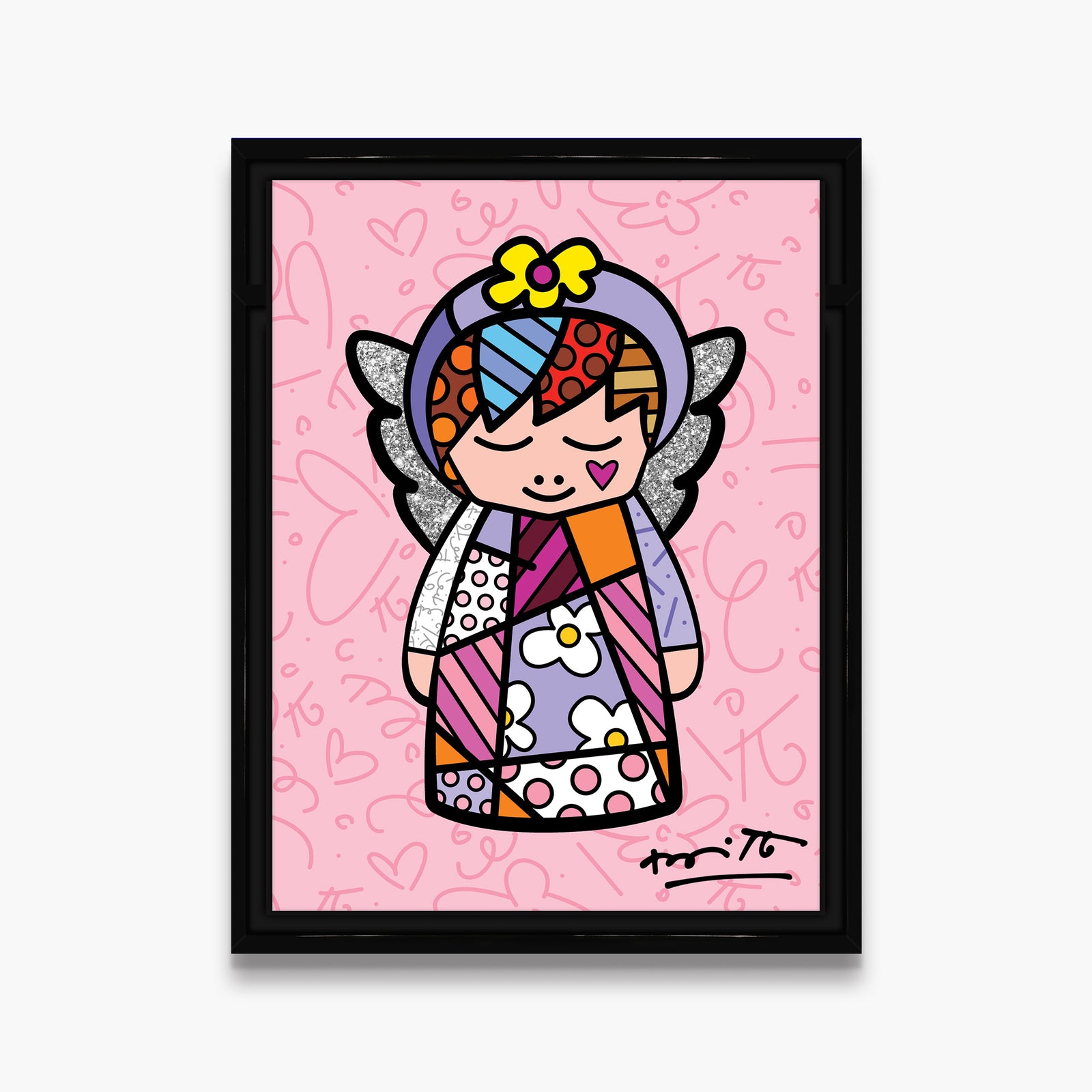 modern pop art its a girl limited edition vibrant home decor