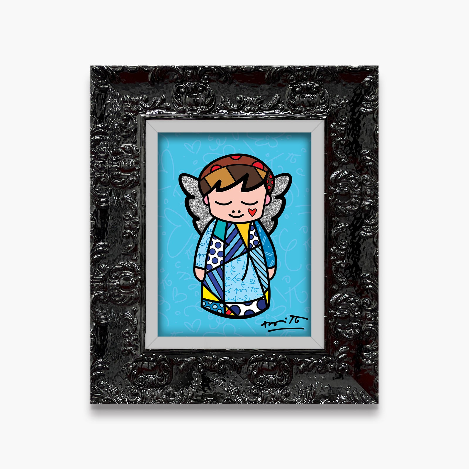 Romero Britto its a boy limited edition contemporary pop art piece