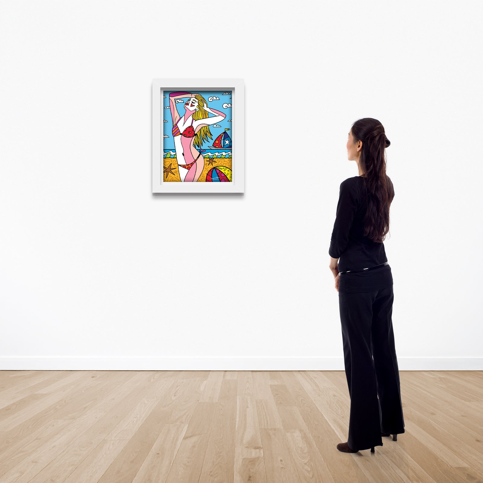 modern pop art south beach limited edition print vibrant home decor