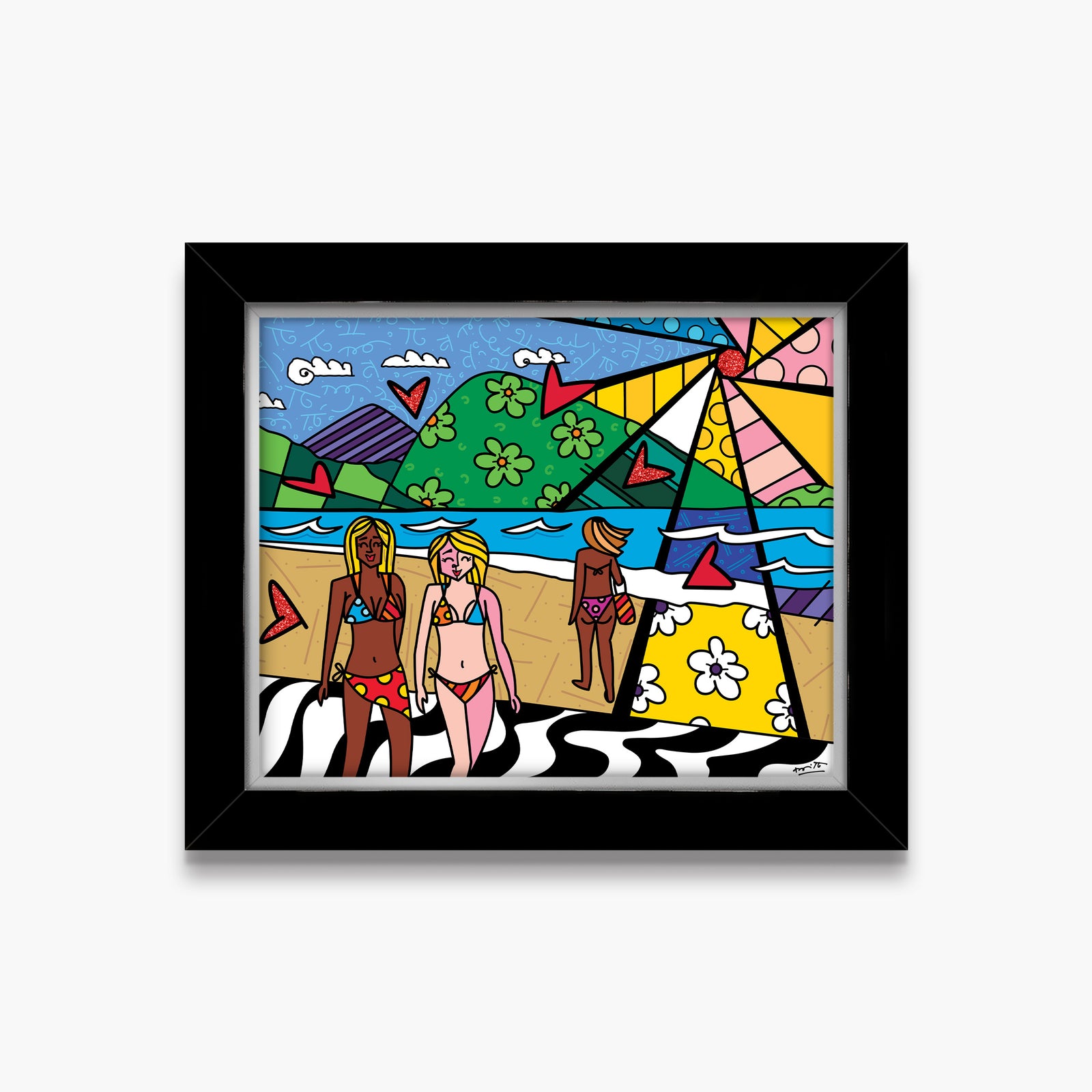 copacabana limited edition print artistic colorful design collectible