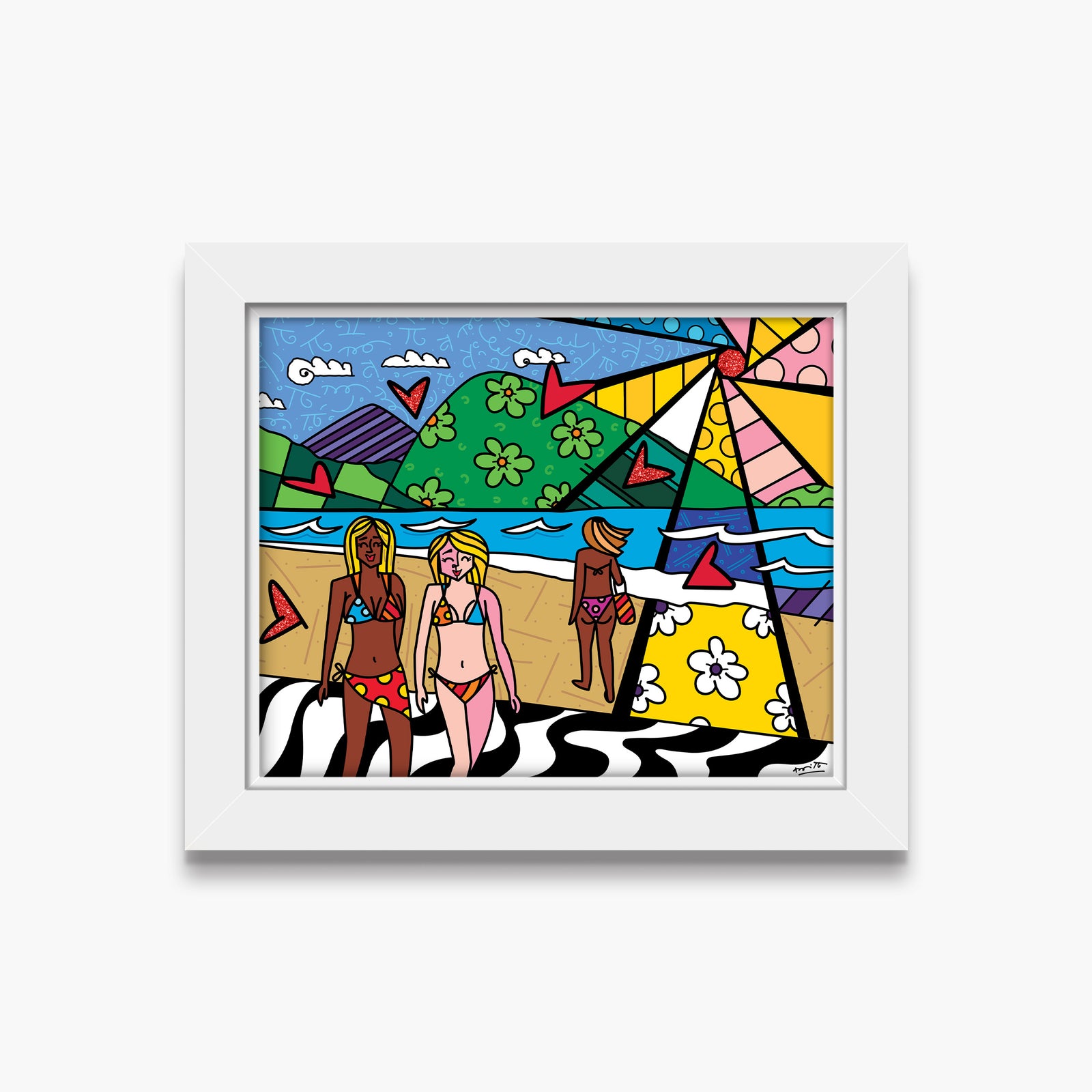 copacabana limited edition print colorful decorative collectible gift idea