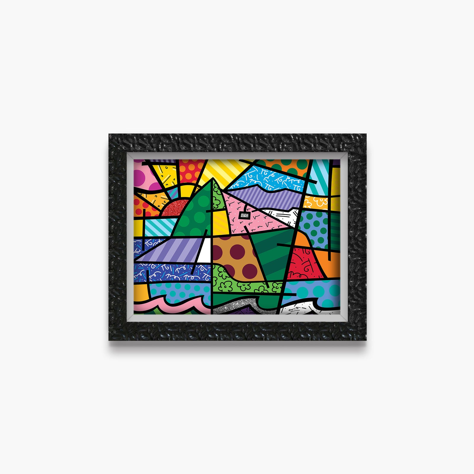 Romero Britto rio limited edition print colorful pop art design