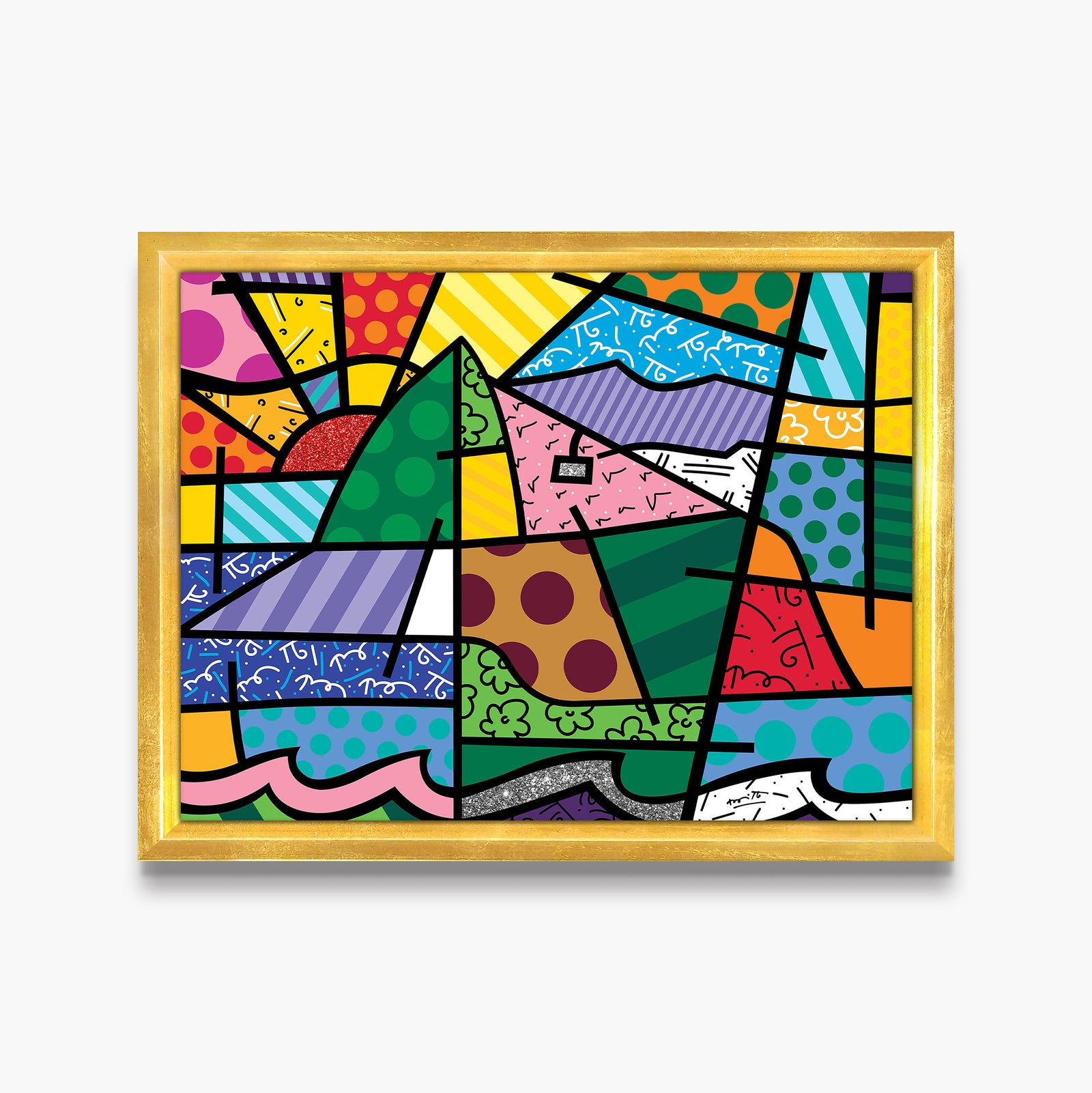 Romero Britto rio limited edition print contemporary pop art piece
