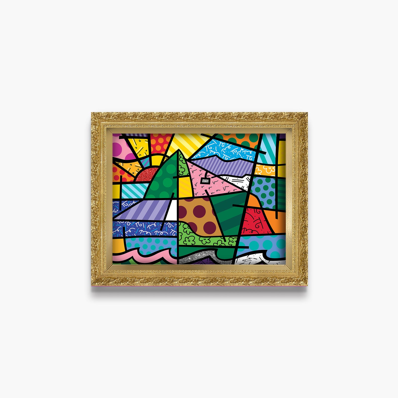 Romero Britto rio limited edition print contemporary pop art piece