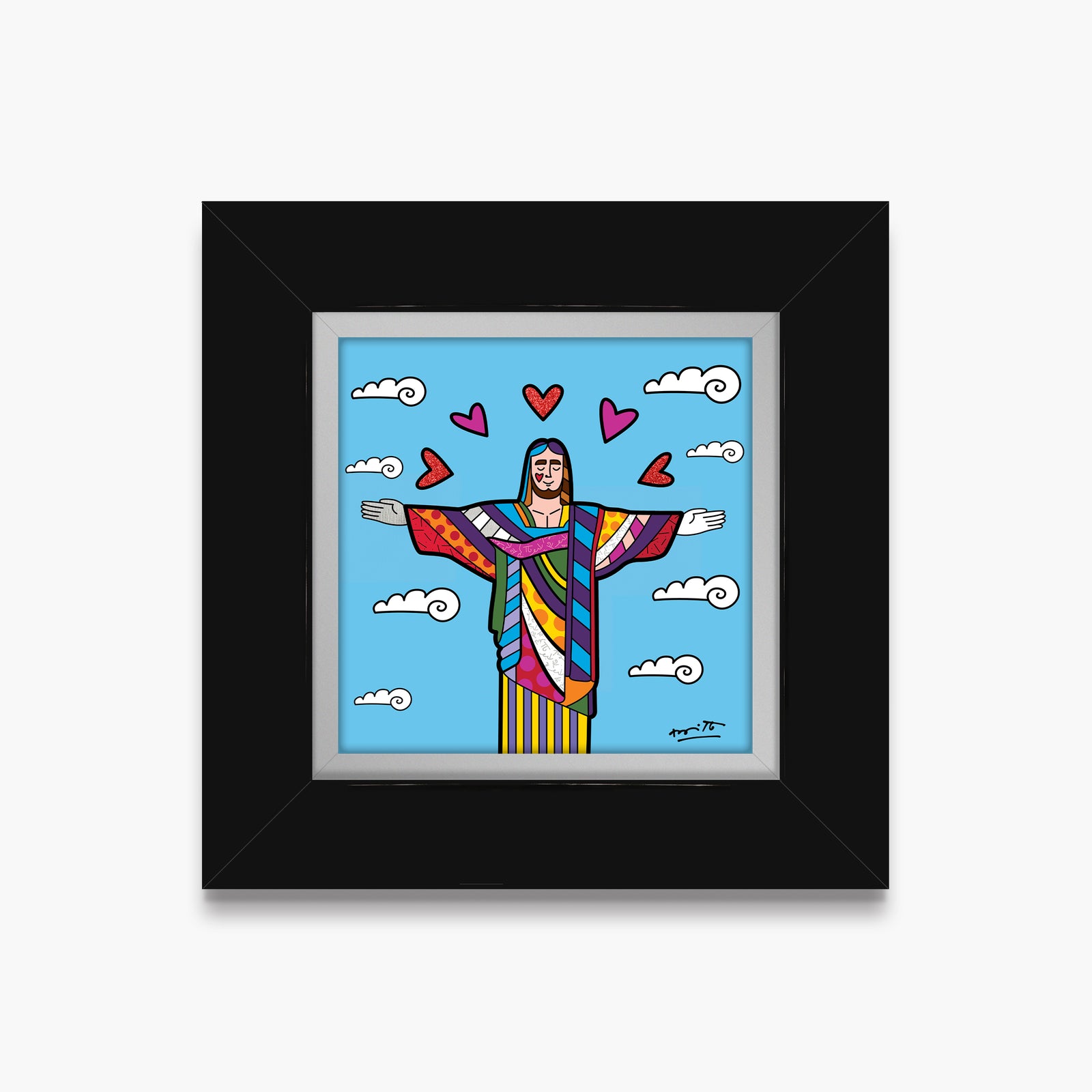 christ the redeemer limited edition artistic colorful design collectible