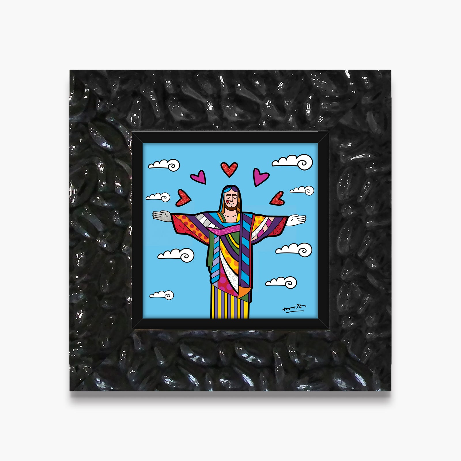 christ the redeemer limited edition artistic colorful design collectible