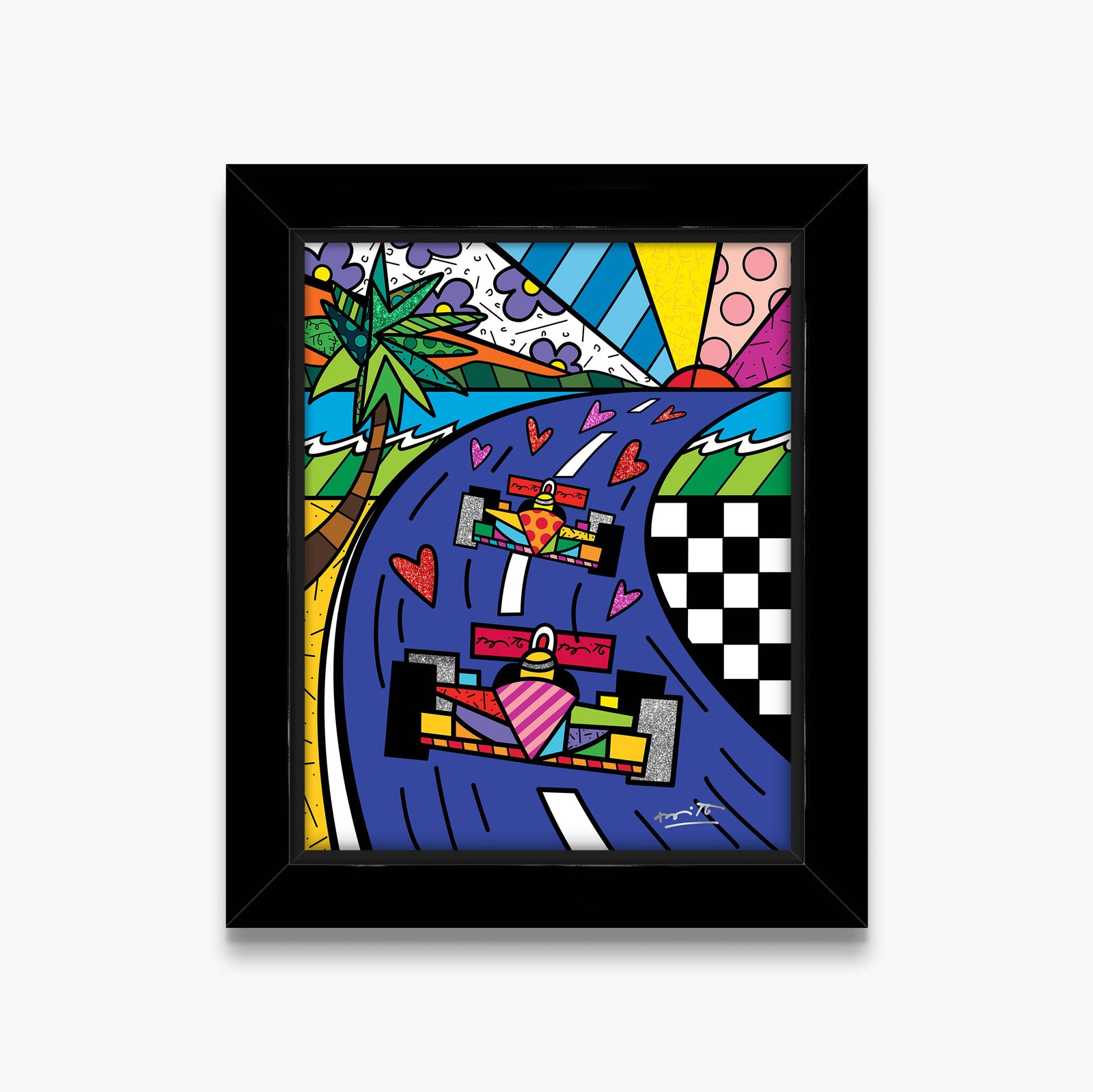 miami grand prix limited edition artistic colorful design collectible