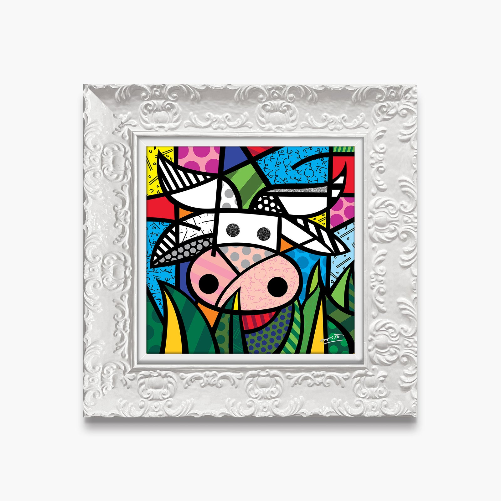 modern pop art ranch limited edition print vibrant home decor